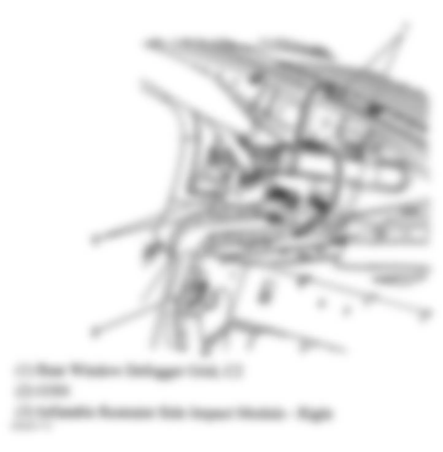 Chevrolet Malibu LS 2006 - Component Locations -  Right Rear Of Passenger Compartment (Sedan)