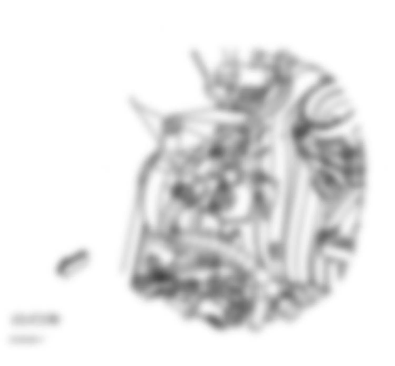Chevrolet Malibu LS 2006 - Component Locations -  Left Front Of Engine (2.2L)