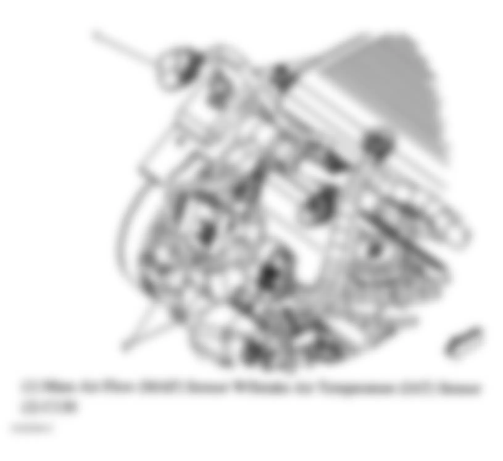 Chevrolet Malibu LS 2006 - Component Locations -  Top Left Side Of Engine (3.5L & 3.9L)
