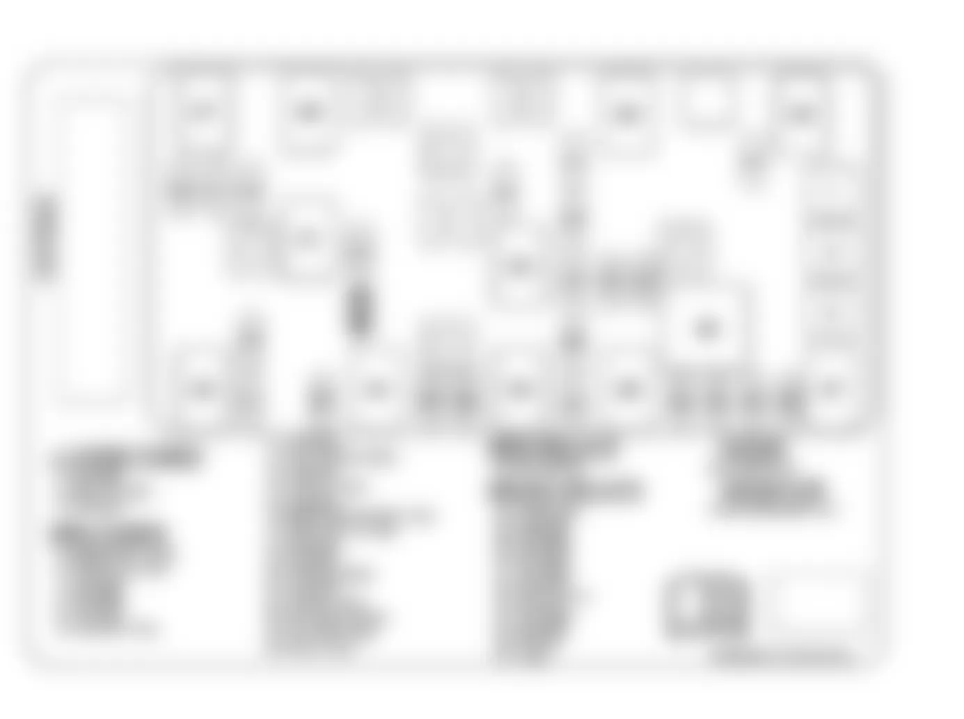 Chevrolet Malibu LS 2006 - Component Locations -  Identifying Rear Compartment Fuse Block