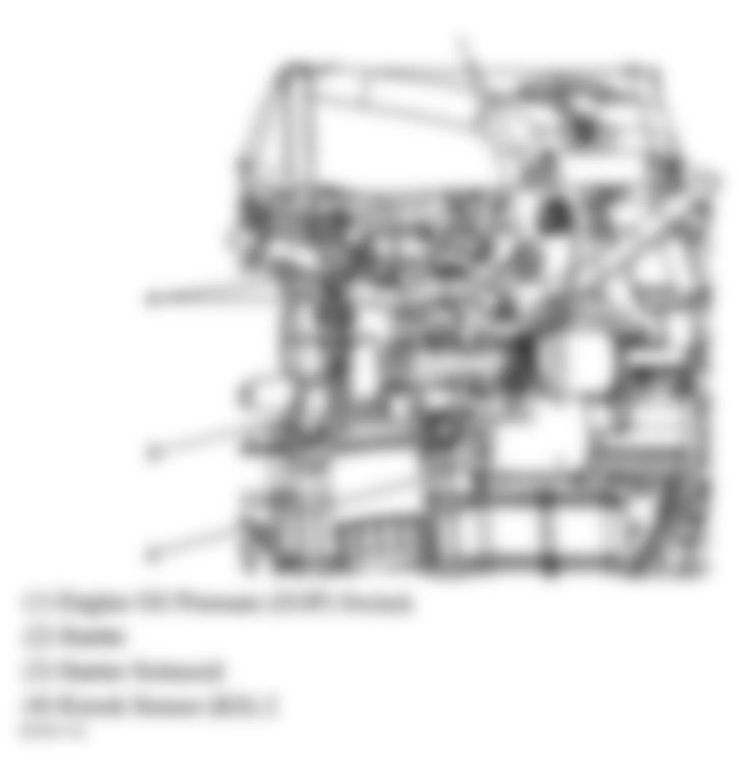 Chevrolet Malibu Maxx LS 2006 - Component Locations -  Lower Left Side Of Engine (3.5L)