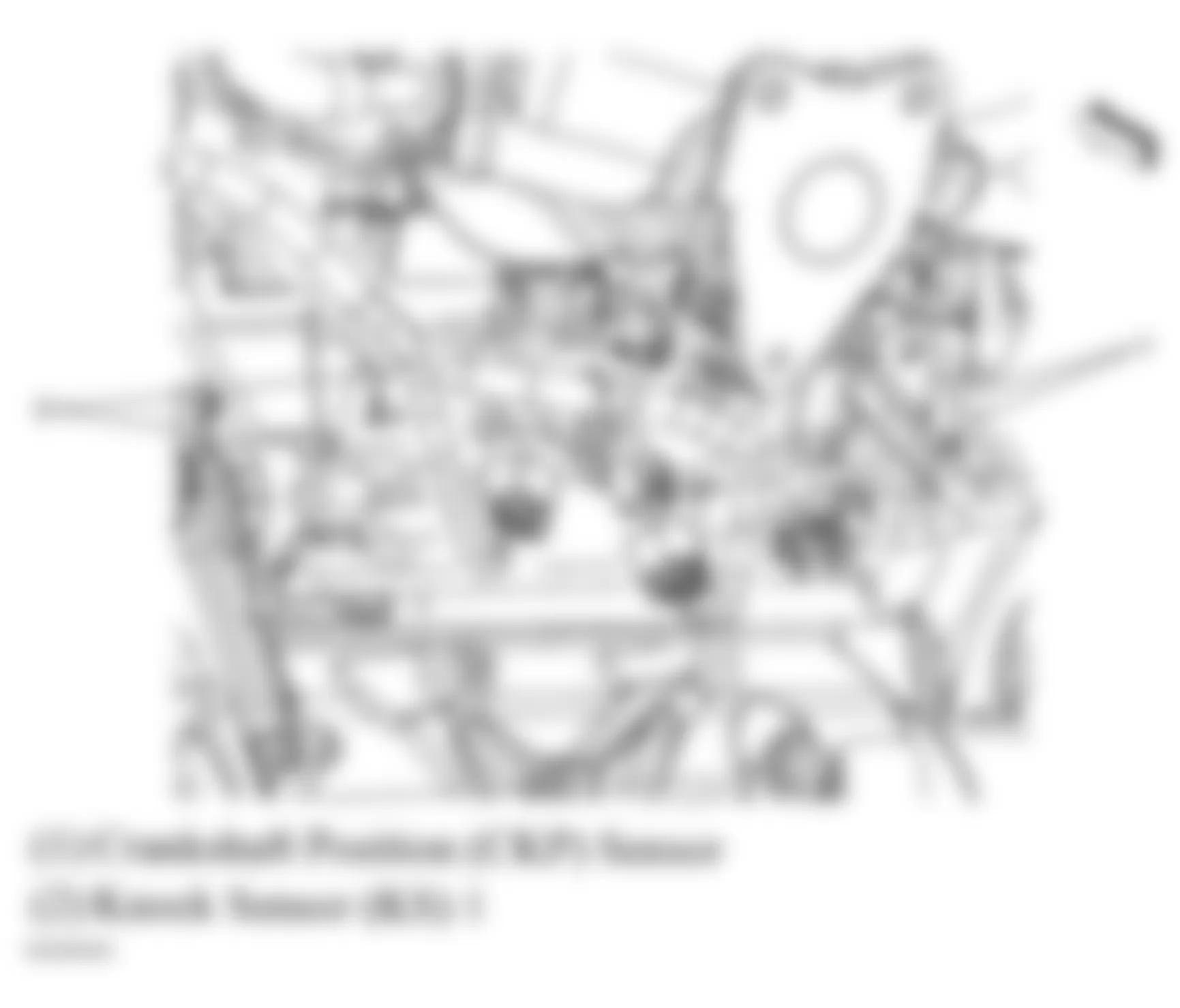 Chevrolet Malibu Maxx LS 2006 - Component Locations -  Lower Right Side Of Engine (3.5L)