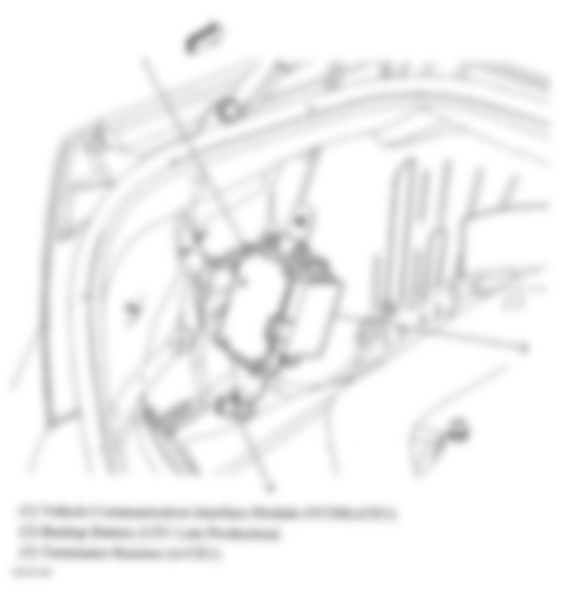 Chevrolet Monte Carlo SS 2006 - Component Locations - Left Side Of Rear Compartment