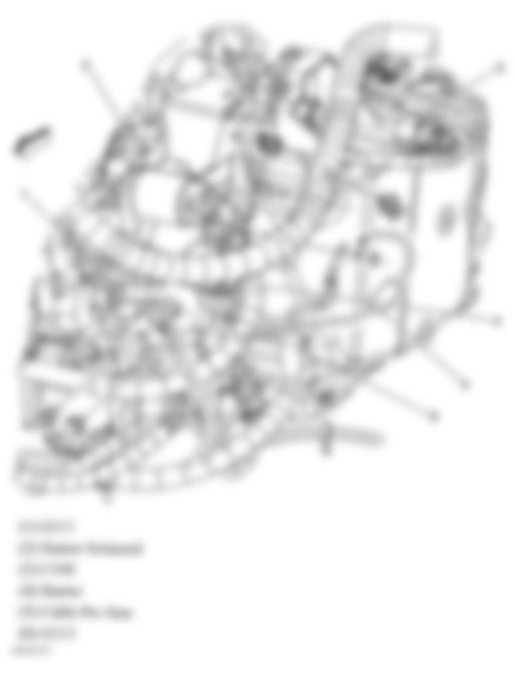 Chevrolet Monte Carlo SS 2006 - Component Locations - Rear Of Engine Assembly (5.3L)