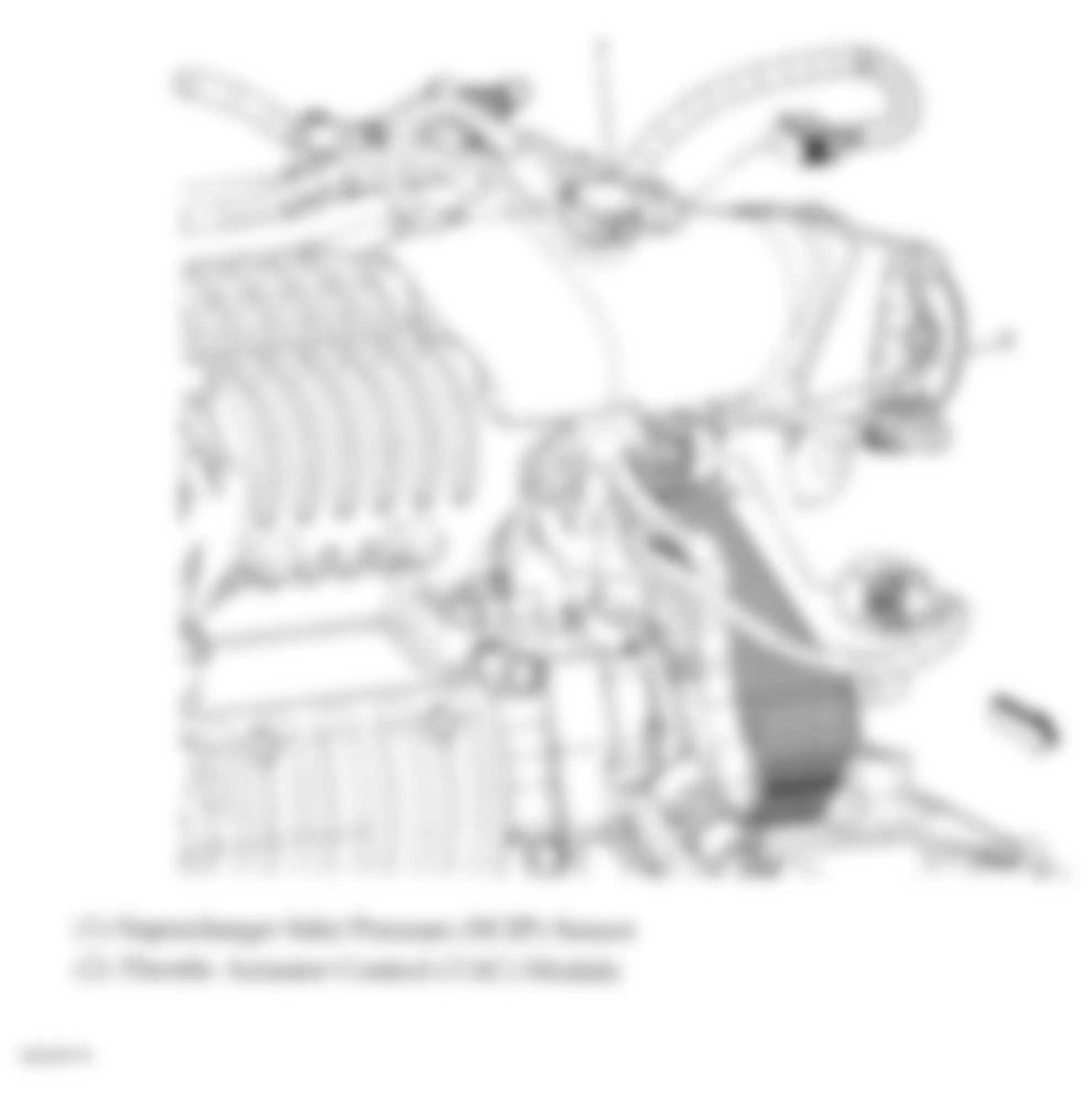 Chevrolet Cobalt LT 2007 - Component Locations -  Engine Intake Components (2.0L)