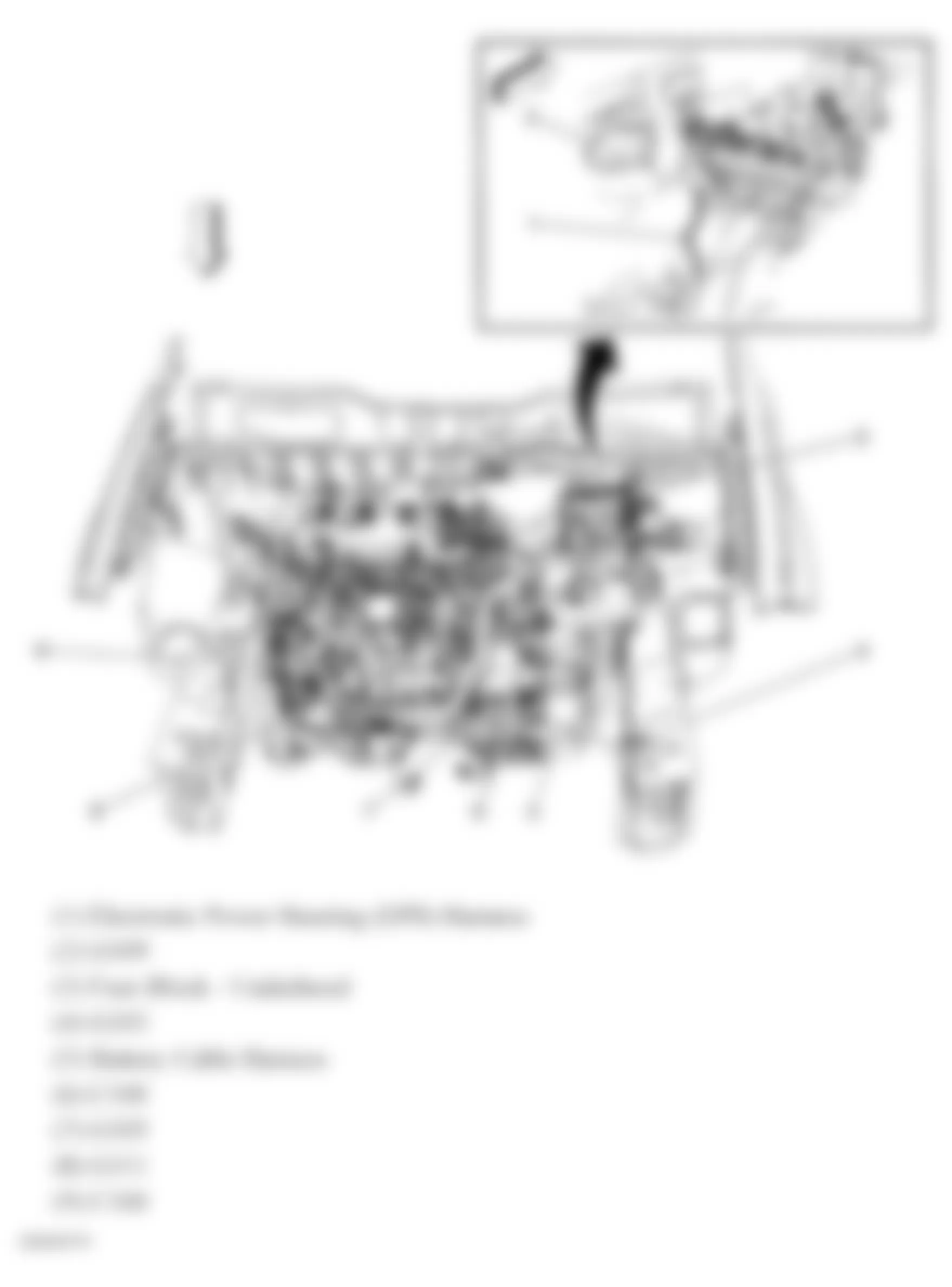 Chevrolet Cobalt LT 2007 - Component Locations -  Engine Harness Routing (2.2L)