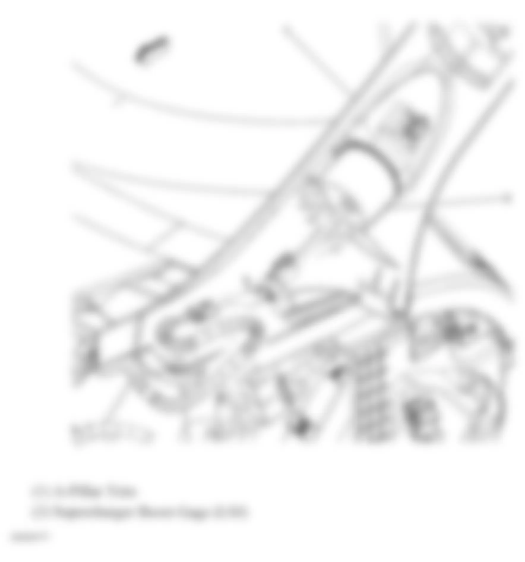 Chevrolet Cobalt LT 2007 - Component Locations -  Supercharger Boost Gage