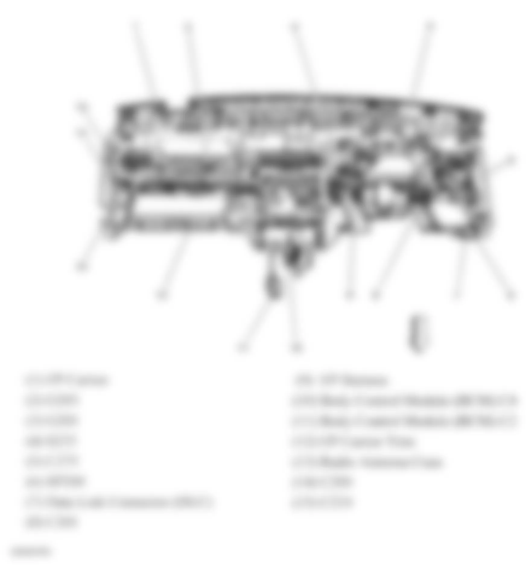 Chevrolet Cobalt LT 2007 - Component Locations -  Dash Harness Routing
