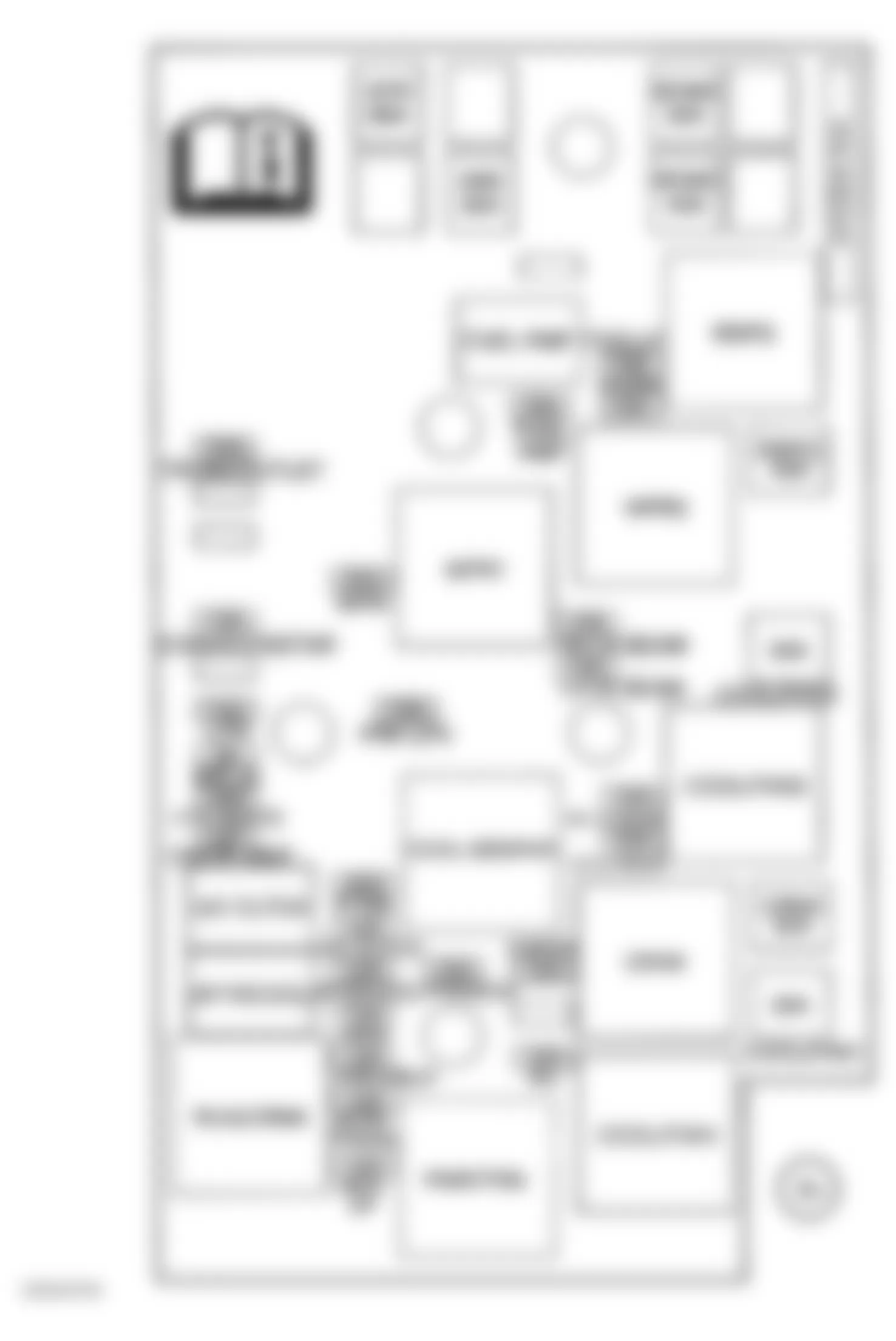Chevrolet Cobalt LT 2007 - Component Locations -  Underhood Fuse Block Label (2.0L)