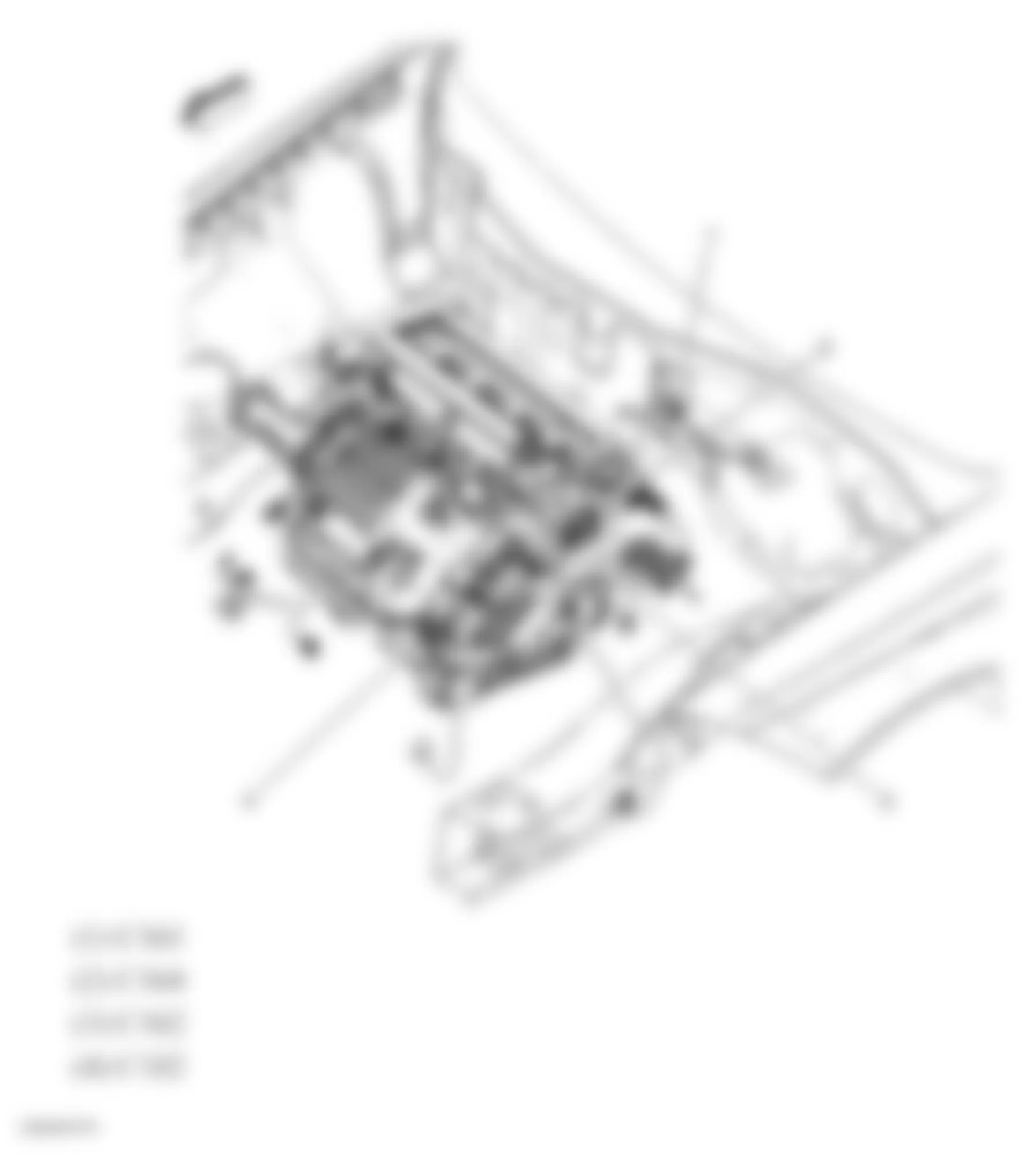 Chevrolet Cobalt SS 2007 - Component Locations -  Engine Harness Routing (2.0L)