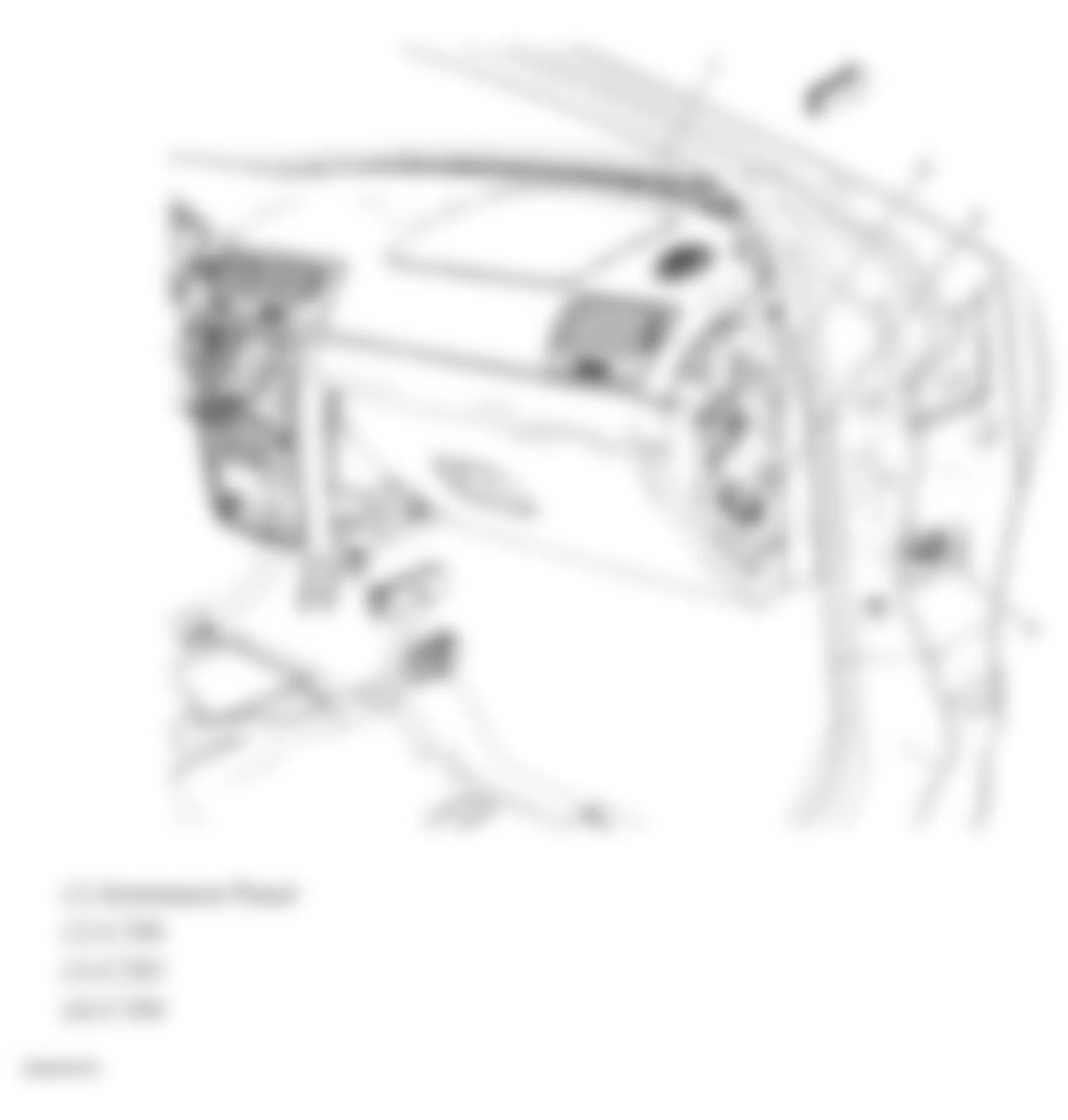 Chevrolet Cobalt SS 2007 - Component Locations -  Connector Location (C200 & C202)