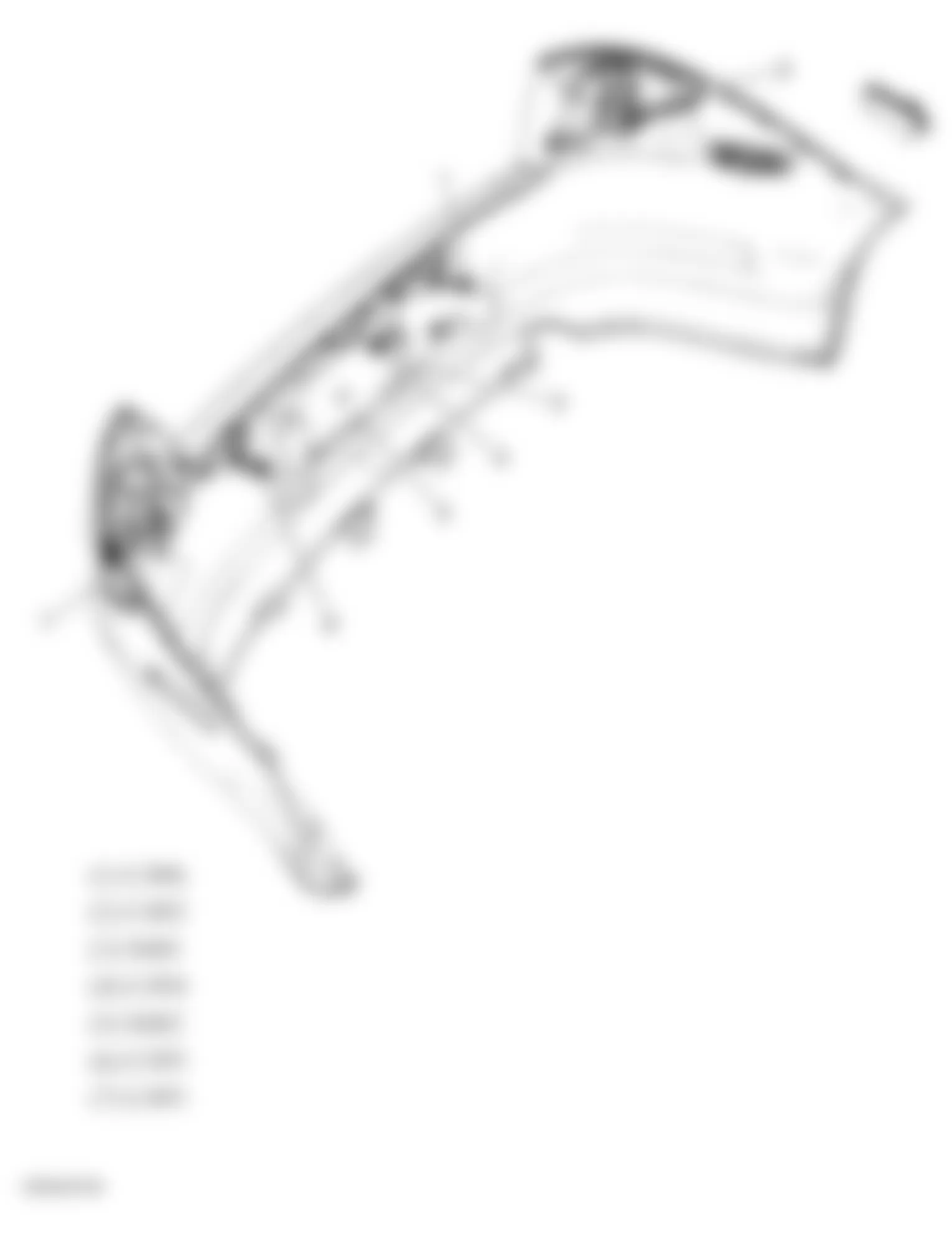 Chevrolet Cobalt SS 2007 - Component Locations -  Rear Fascia (G5)