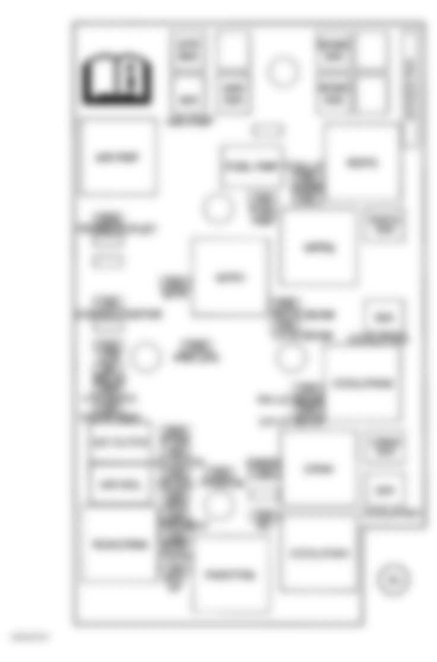 Chevrolet Cobalt SS 2007 - Component Locations -  Underhood Fuse Block Label (2.2L & 2.4L)