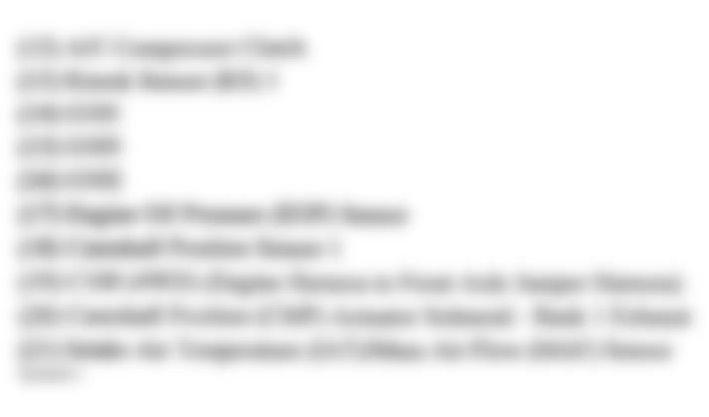 Chevrolet Colorado 2007 - Component Locations -  Engine Harness (3.7L) (2 Of 2)