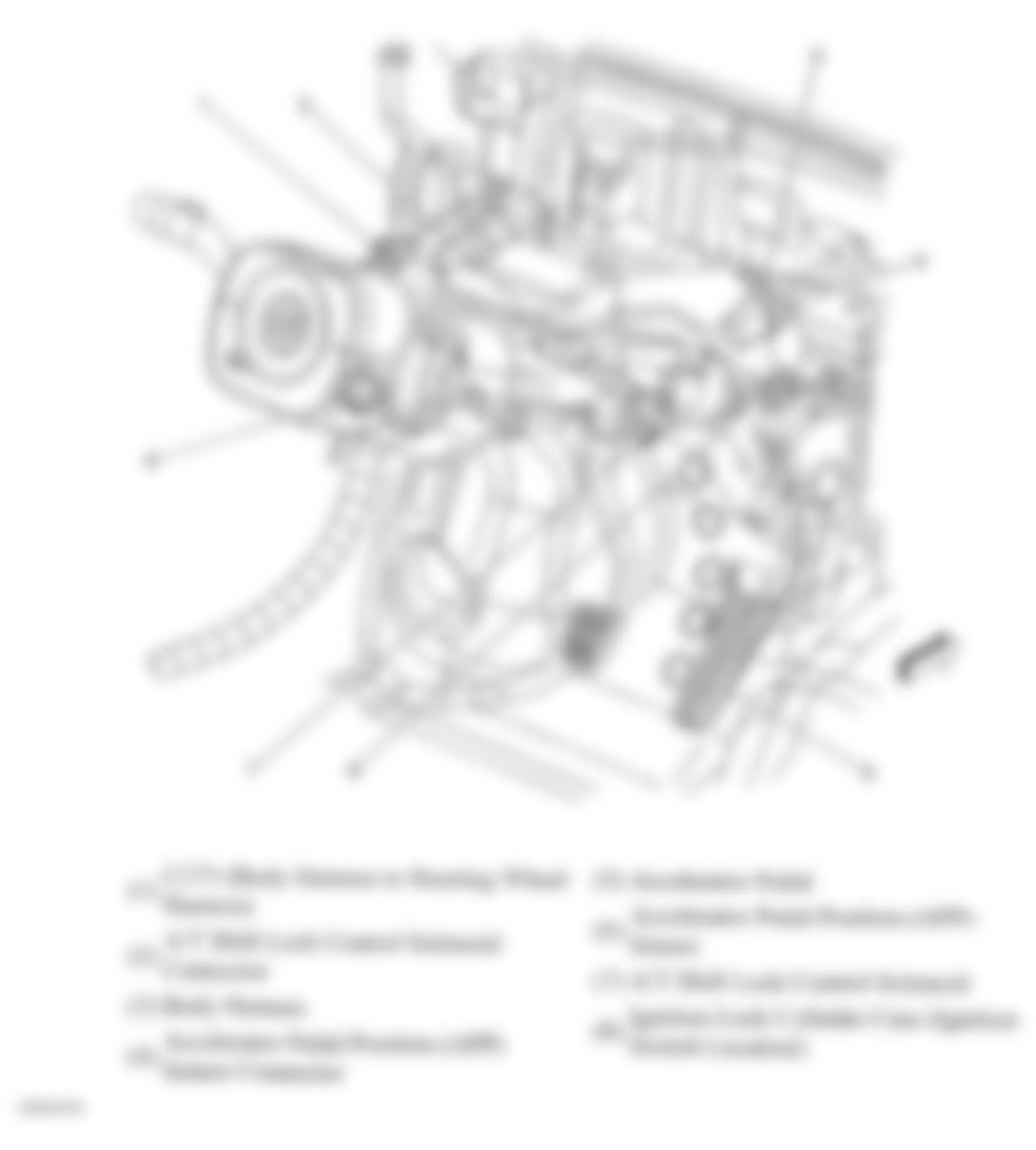 Chevrolet Colorado 2007 - Component Locations -  Left Side Of Dash