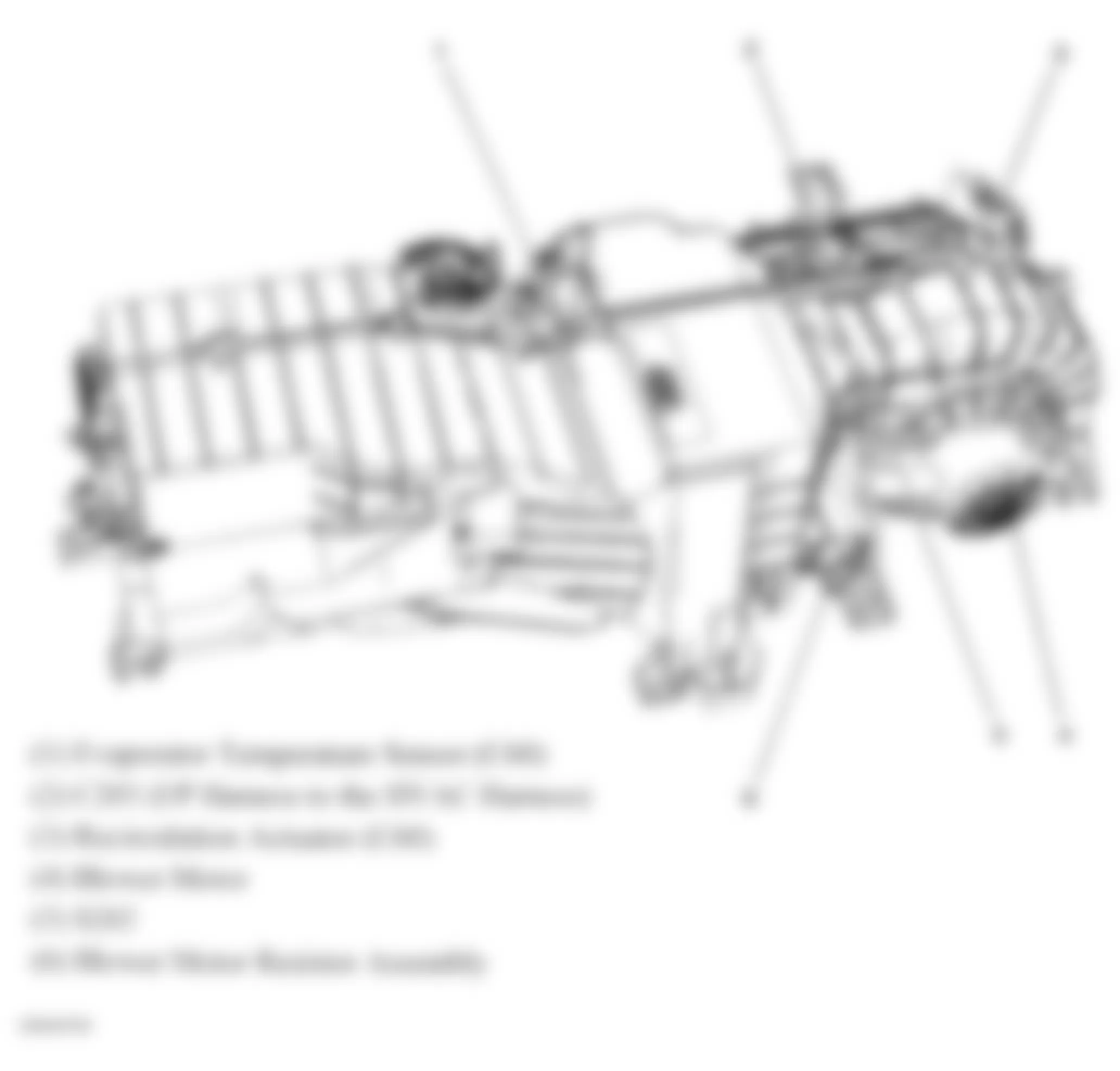 Chevrolet Colorado 2007 - Component Locations -  HVAC Harness Routing