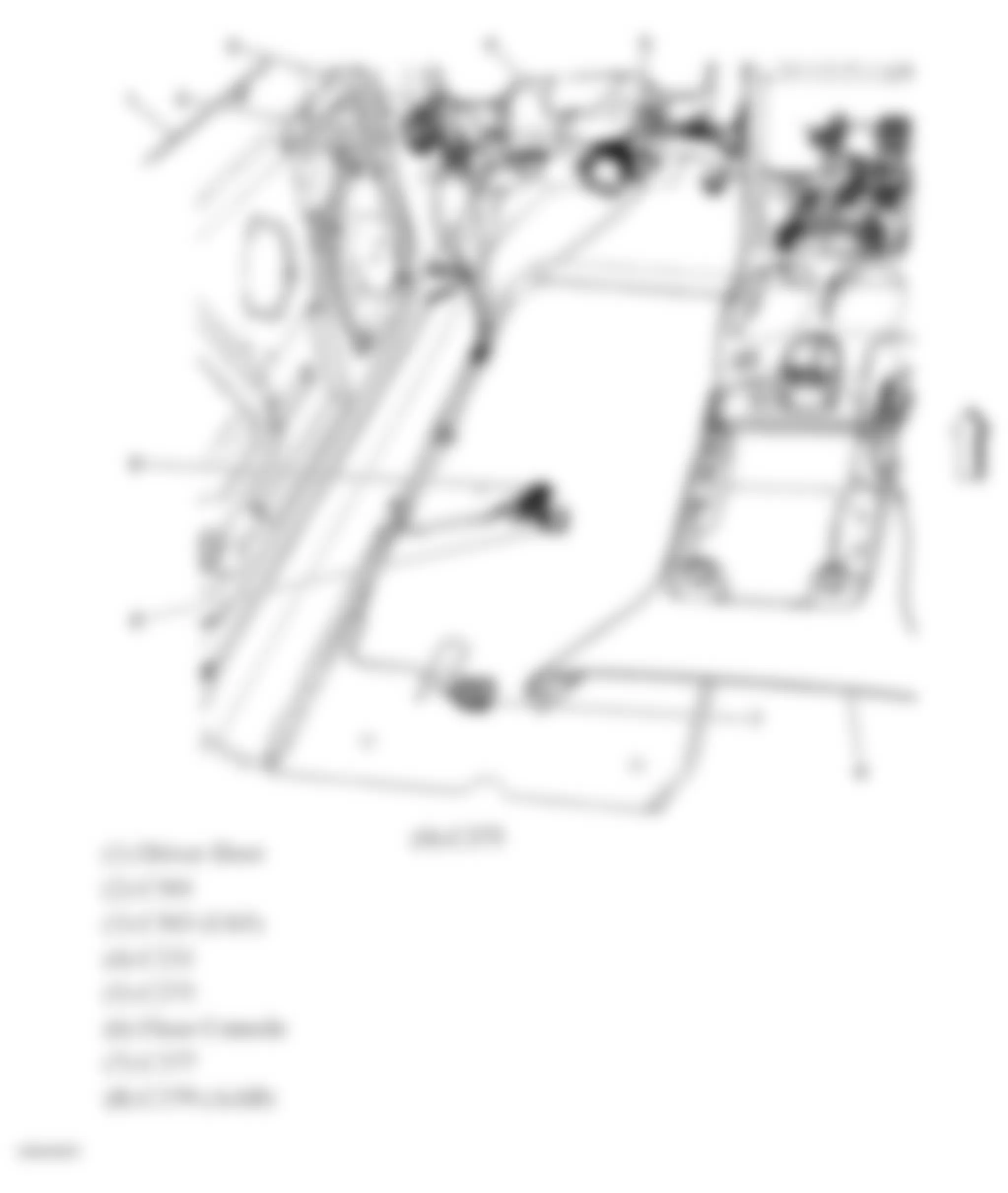 Chevrolet Corvette 2007 - Component Locations -  Left Side Of Dash