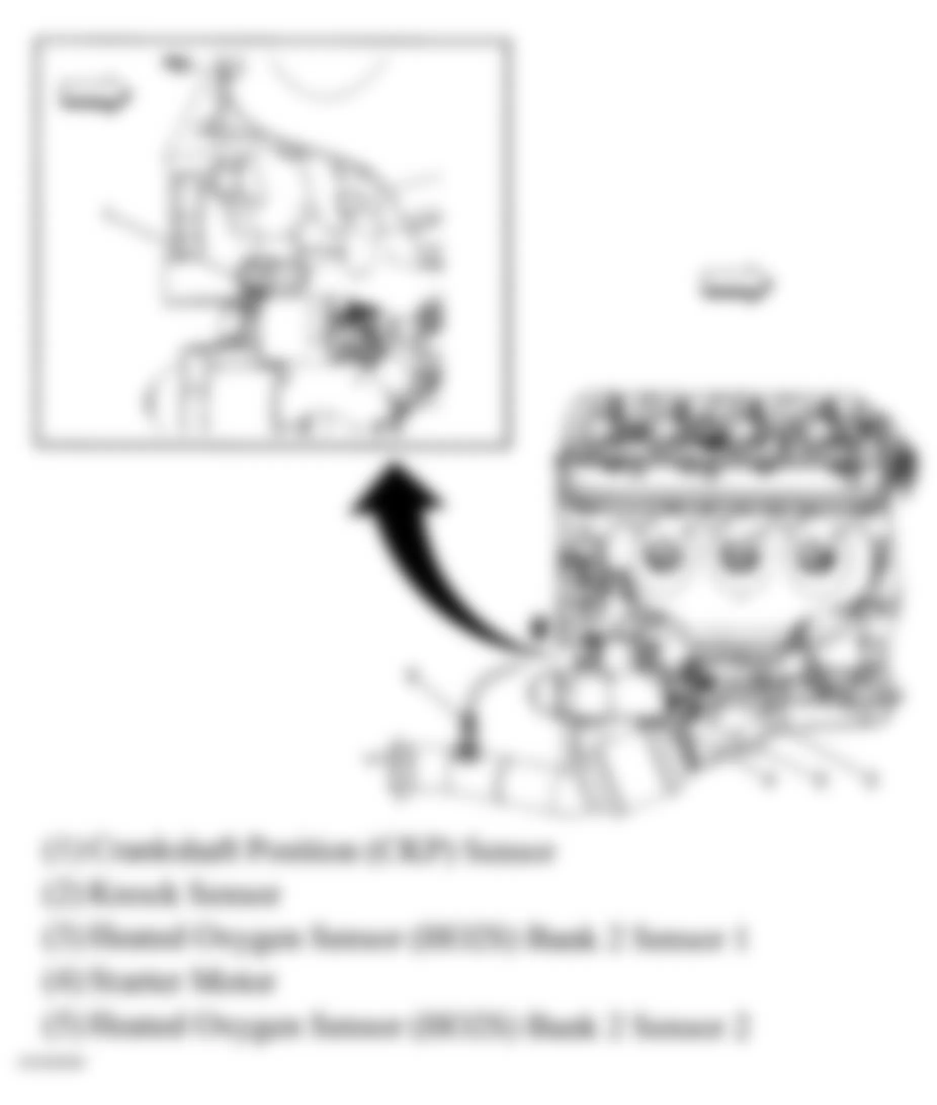 Chevrolet Corvette Z06 2007 - Component Locations -  Right Side Of Engine (7.0L)