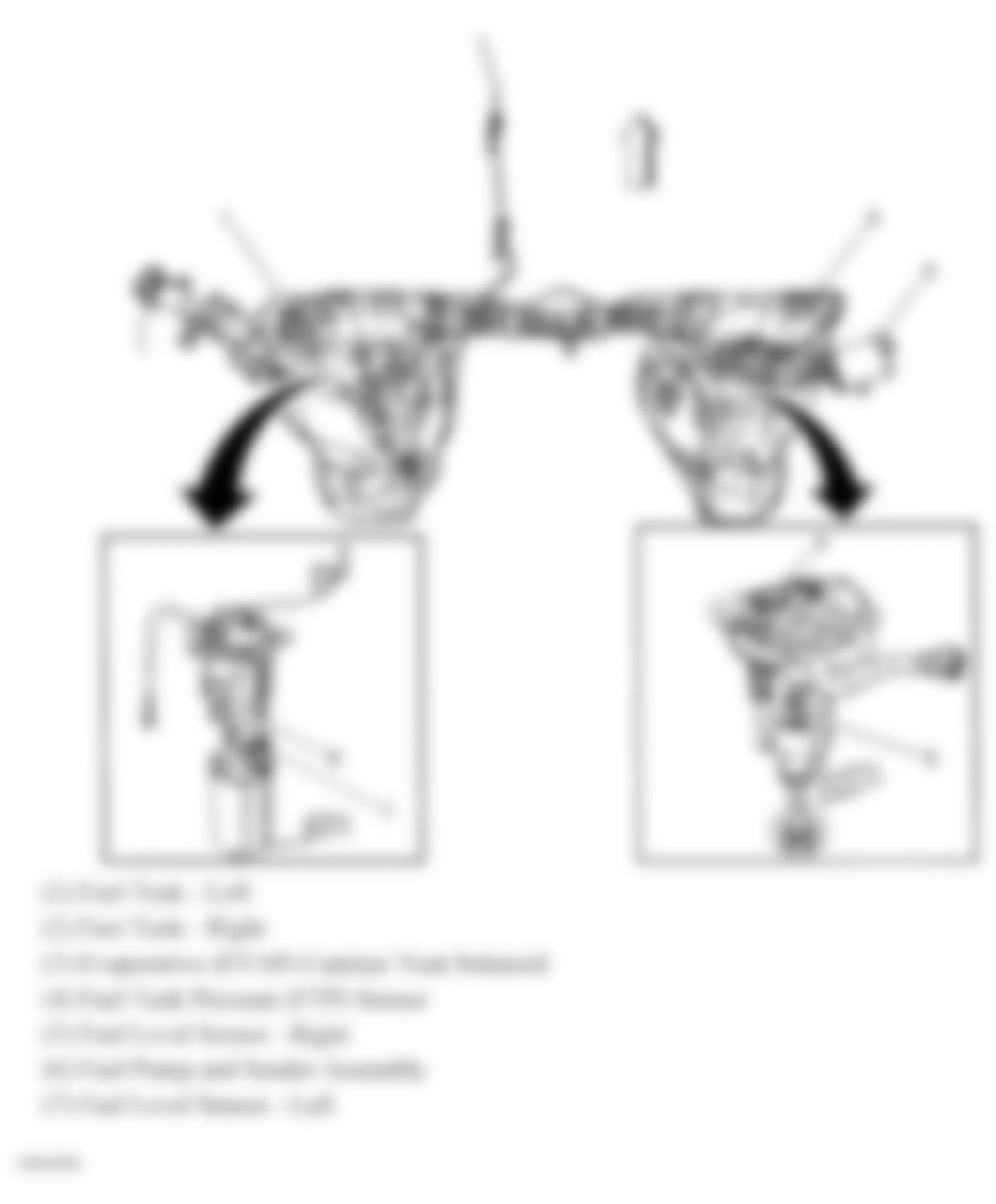 Chevrolet Corvette Z06 2007 - Component Locations -  Fuel Tank