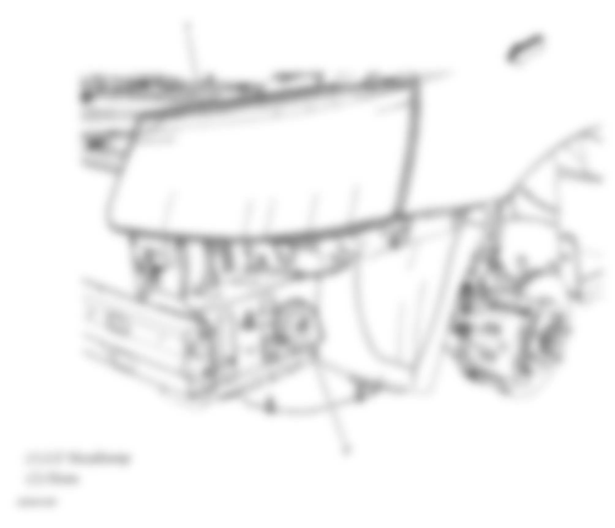 Chevrolet Equinox LS 2007 - Component Locations -  Below Left Front Headlamp