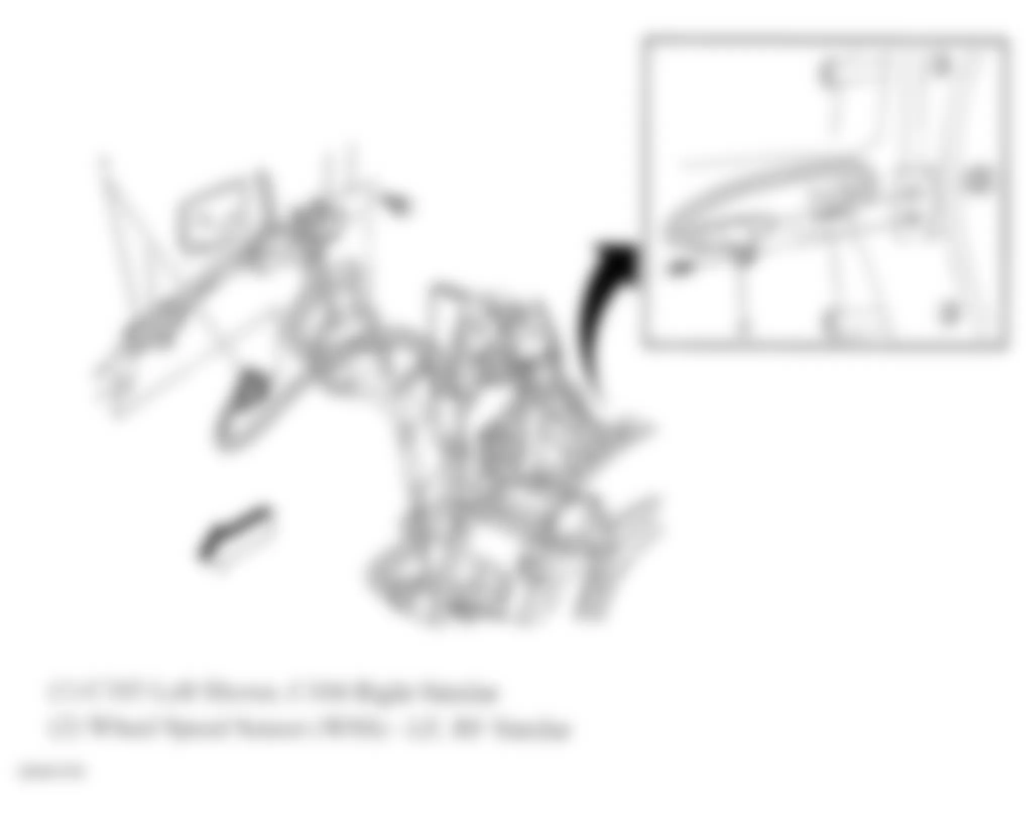 Chevrolet Equinox LS 2007 - Component Locations -  Left Front Suspension