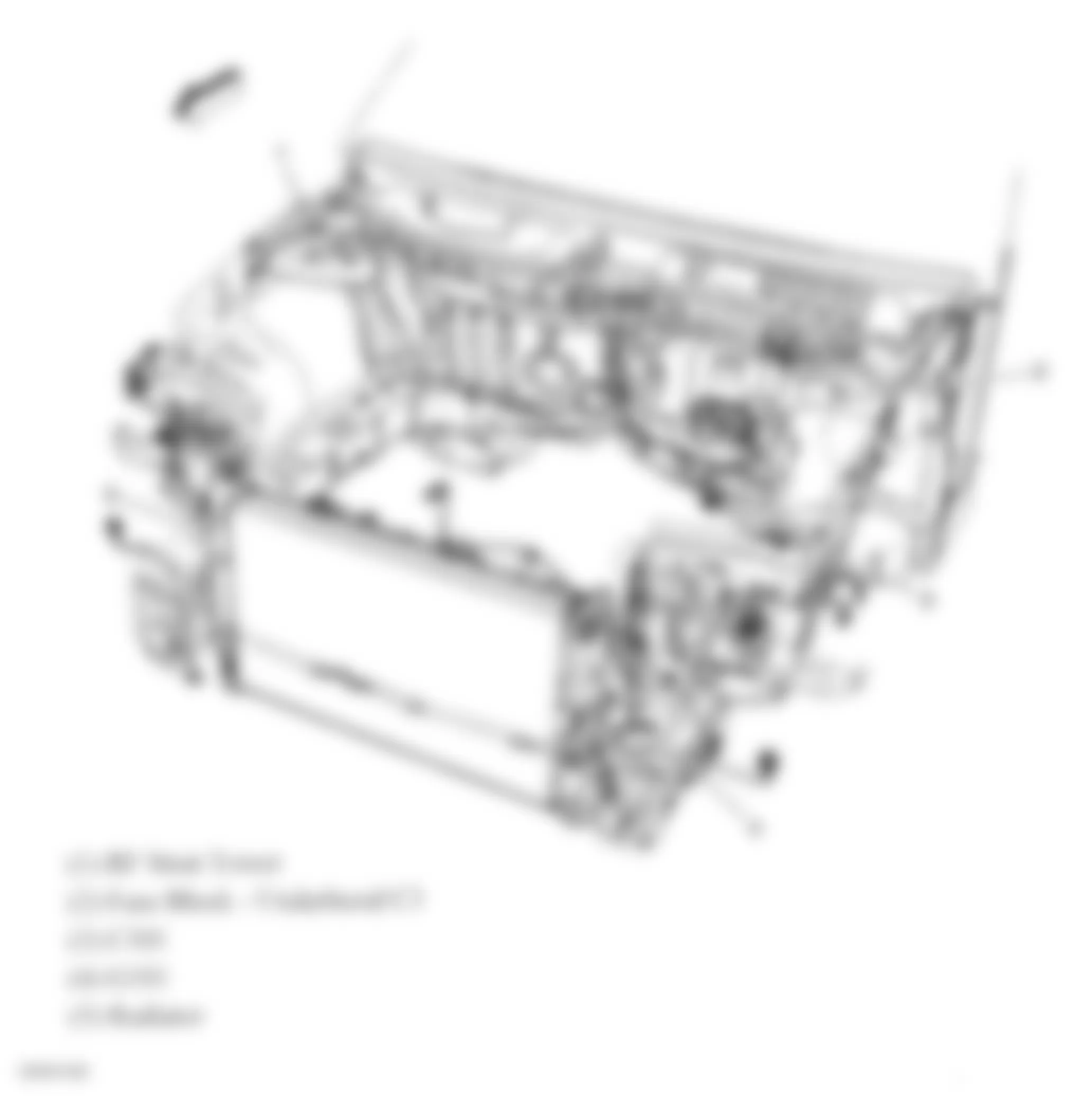 Chevrolet Equinox LS 2007 - Component Locations -  Forward Lamp Harness (Chevy)