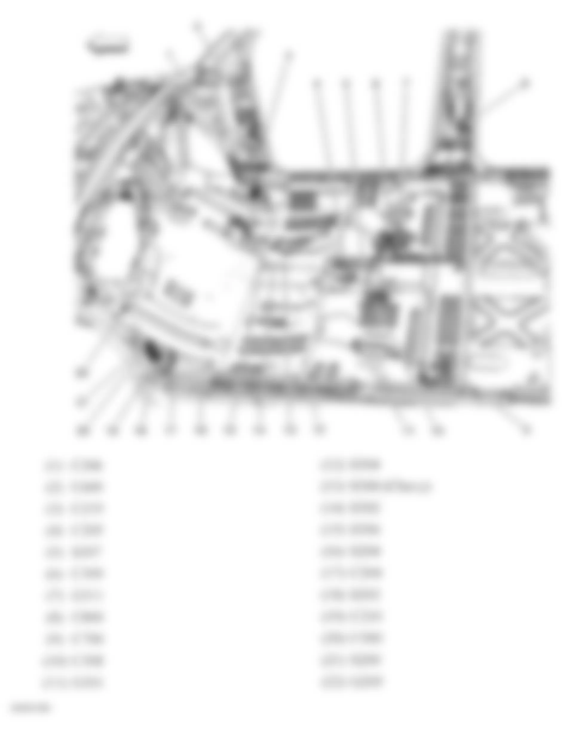 Chevrolet Equinox LS 2007 - Component Locations -  Passenger Compartment Body Harness