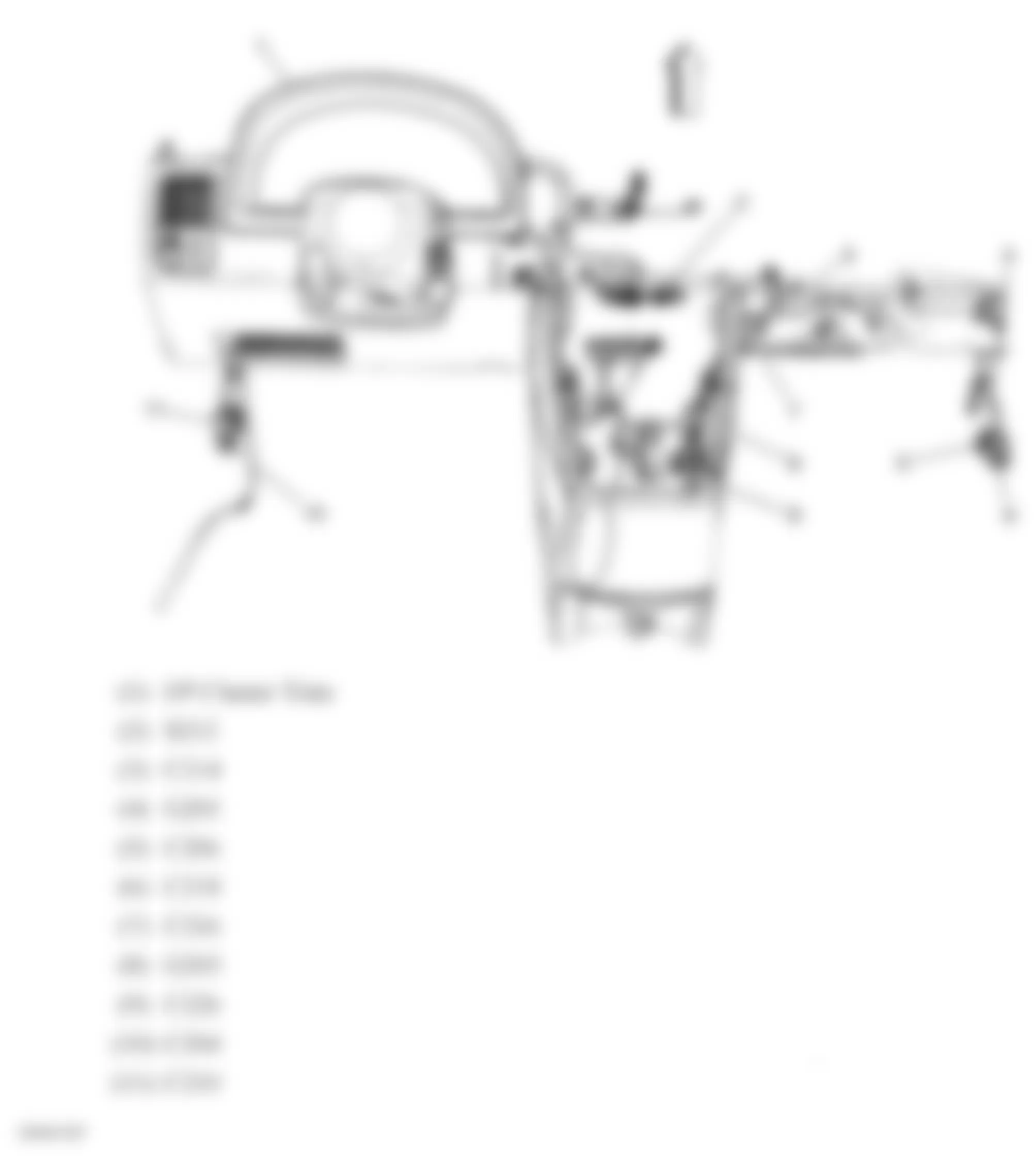 Chevrolet Equinox LS 2007 - Component Locations -  Passenger Side Dash Harness