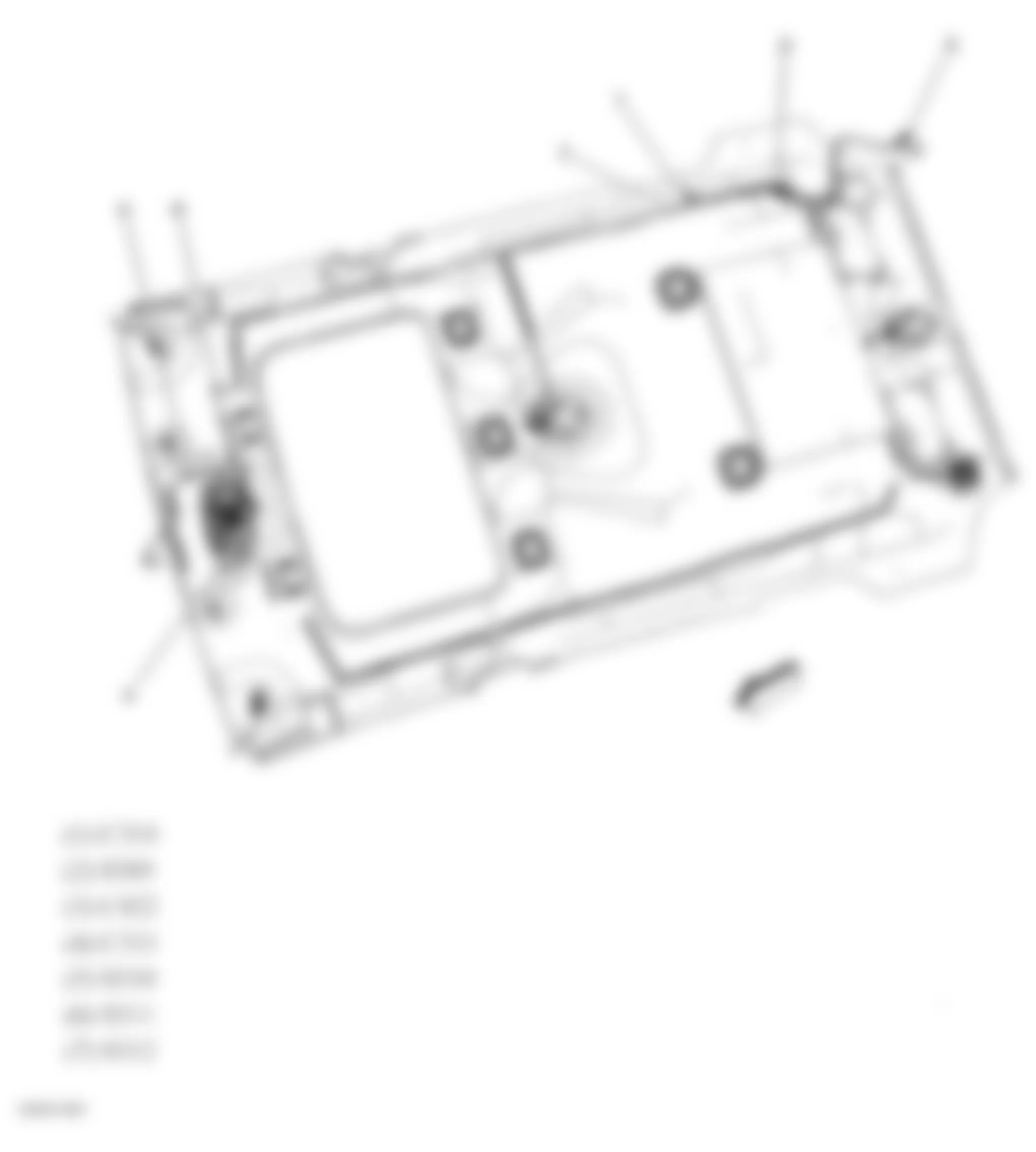 Chevrolet Equinox LS 2007 - Component Locations -  Headliner Harness