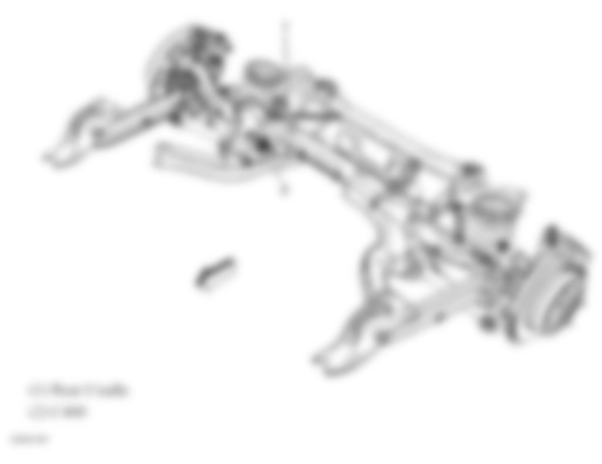 Chevrolet Equinox LS 2007 - Component Locations -  Chassis Harness