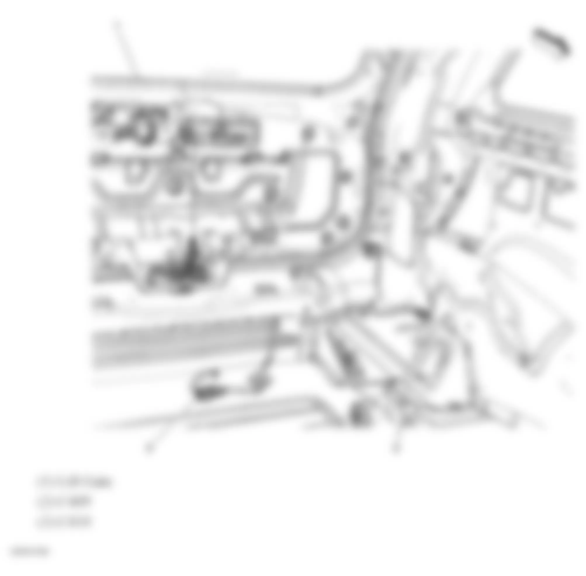 Chevrolet Equinox LS 2007 - Component Locations -  Trailer Harness