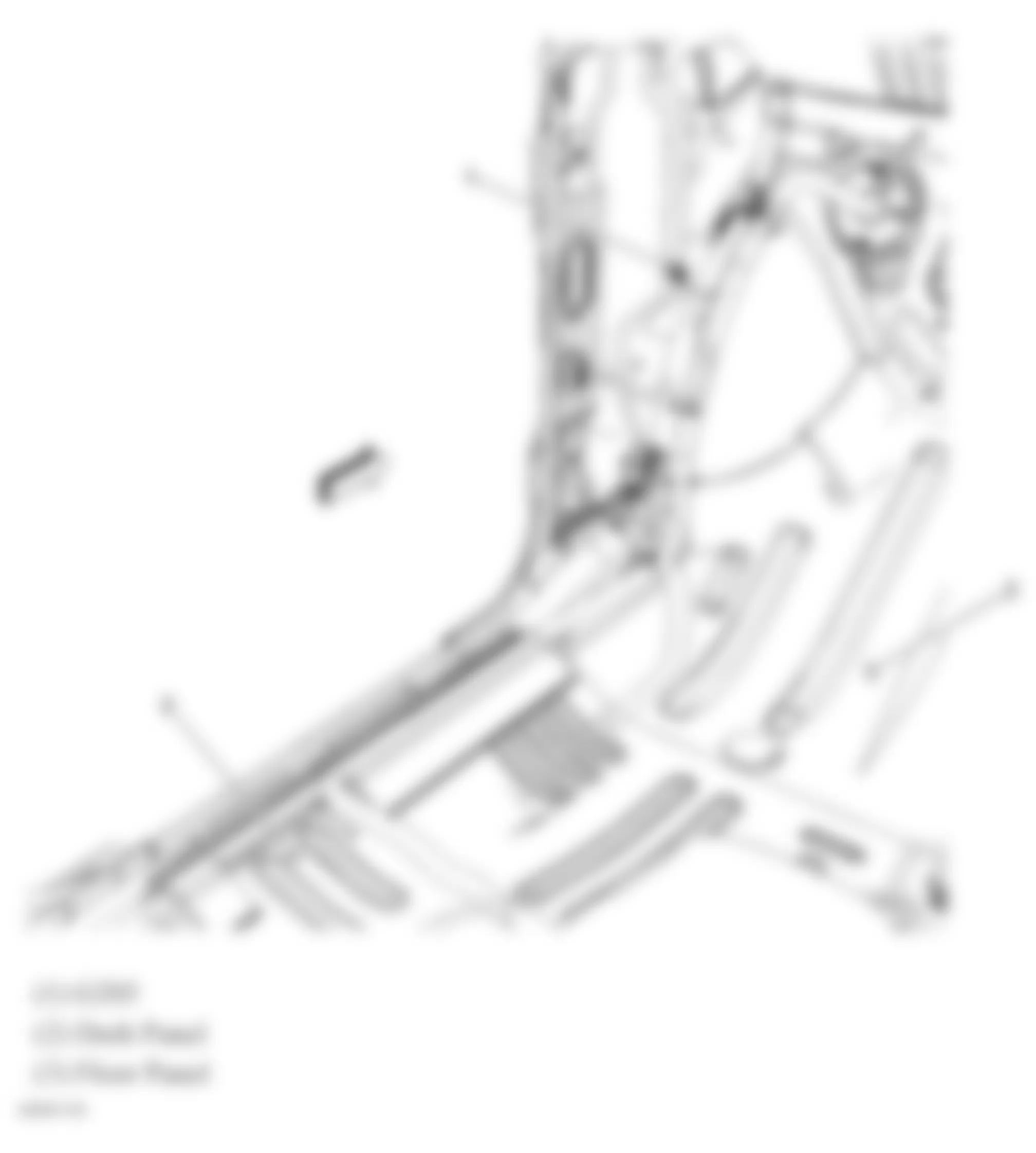 Chevrolet Equinox LS 2007 - Component Locations -  Ground G205