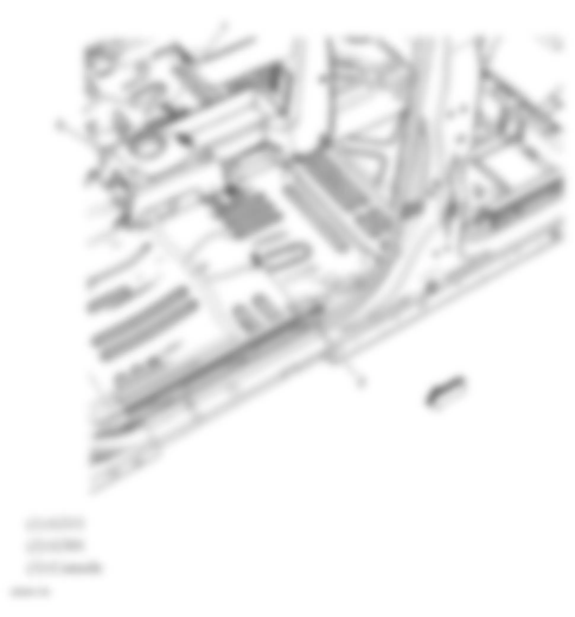 Chevrolet Equinox LS 2007 - Component Locations -  Ground G301 & G311
