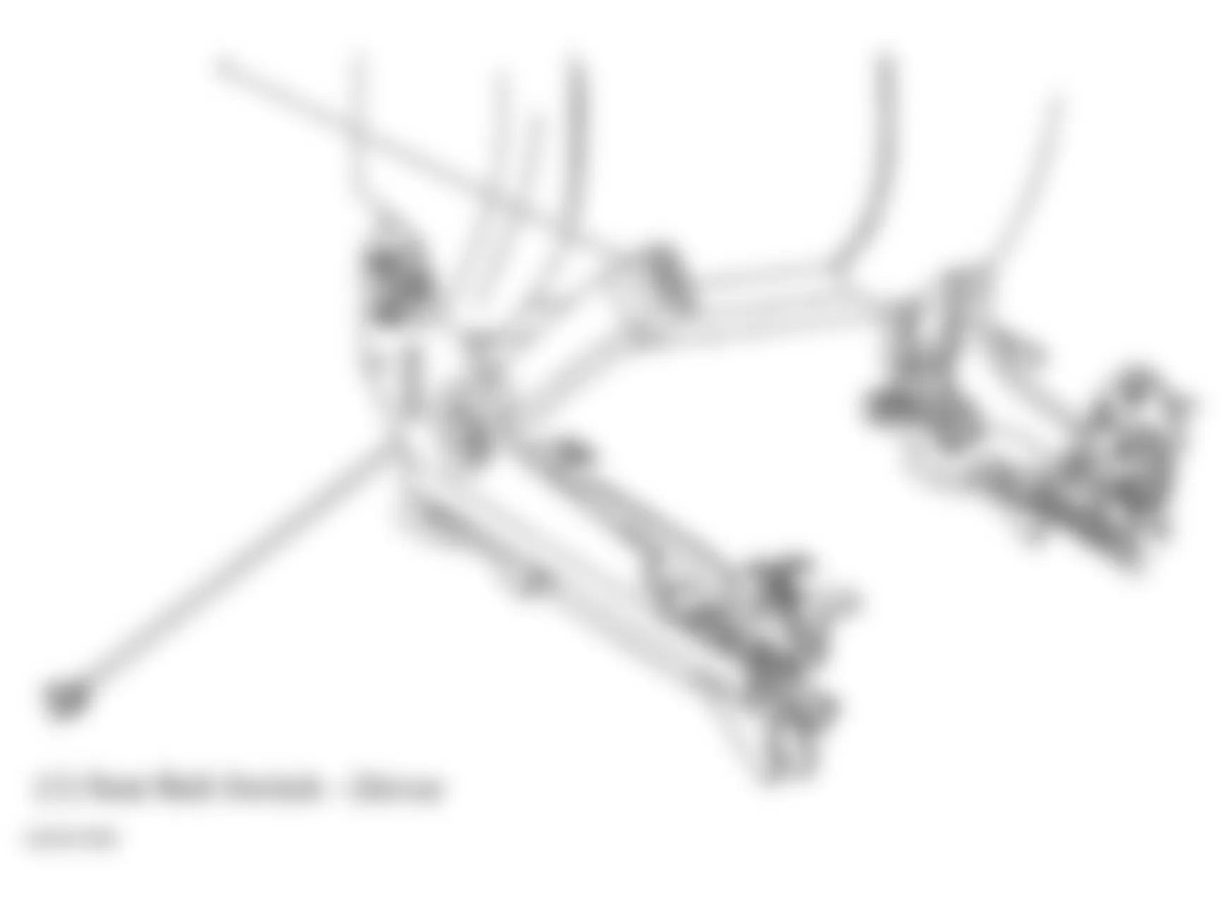 Chevrolet Impala LS 2007 - Component Locations -  Left Front Seat