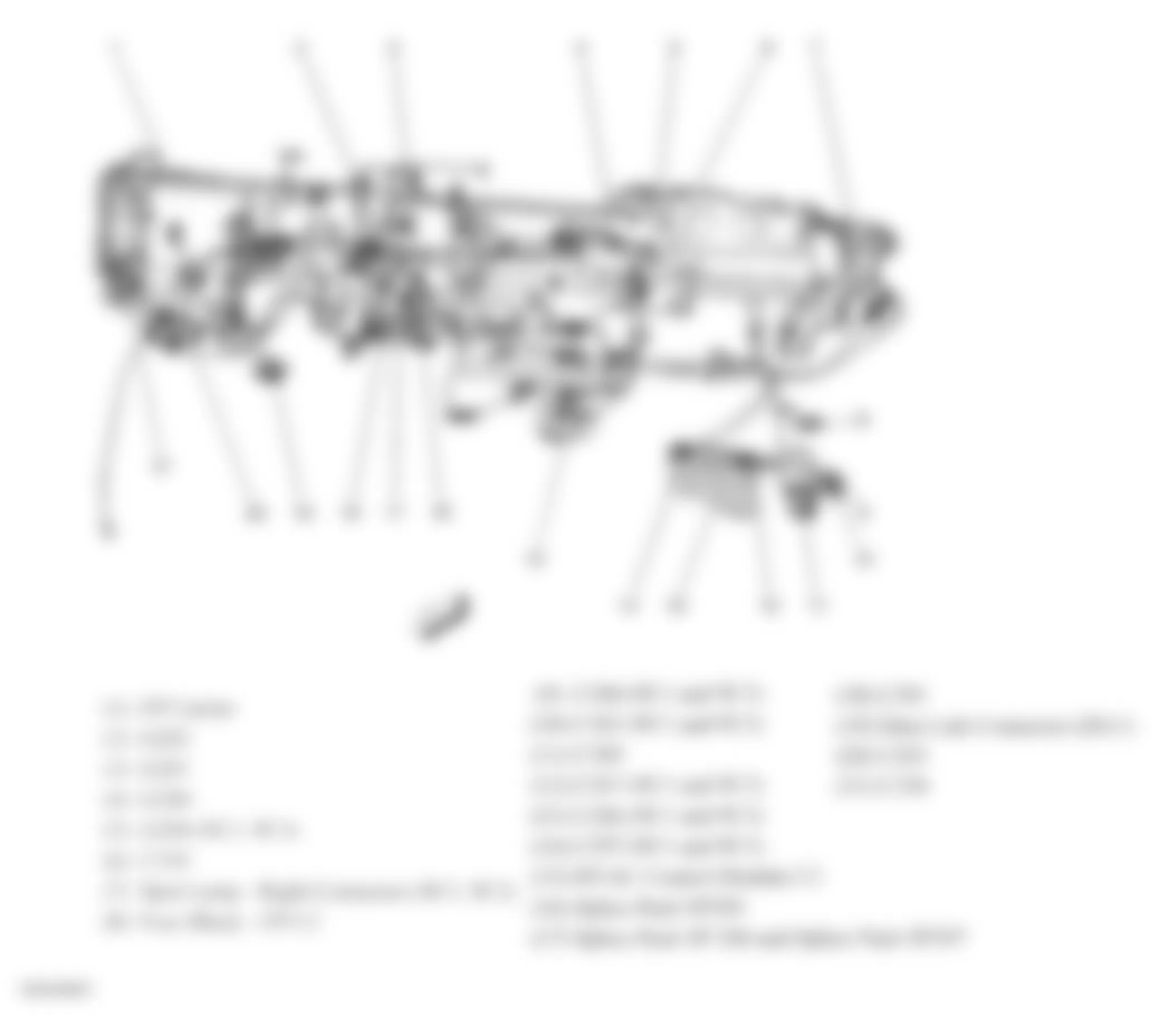Chevrolet Impala LTZ 2007 - Component Locations -  Front Of Dash Carrier