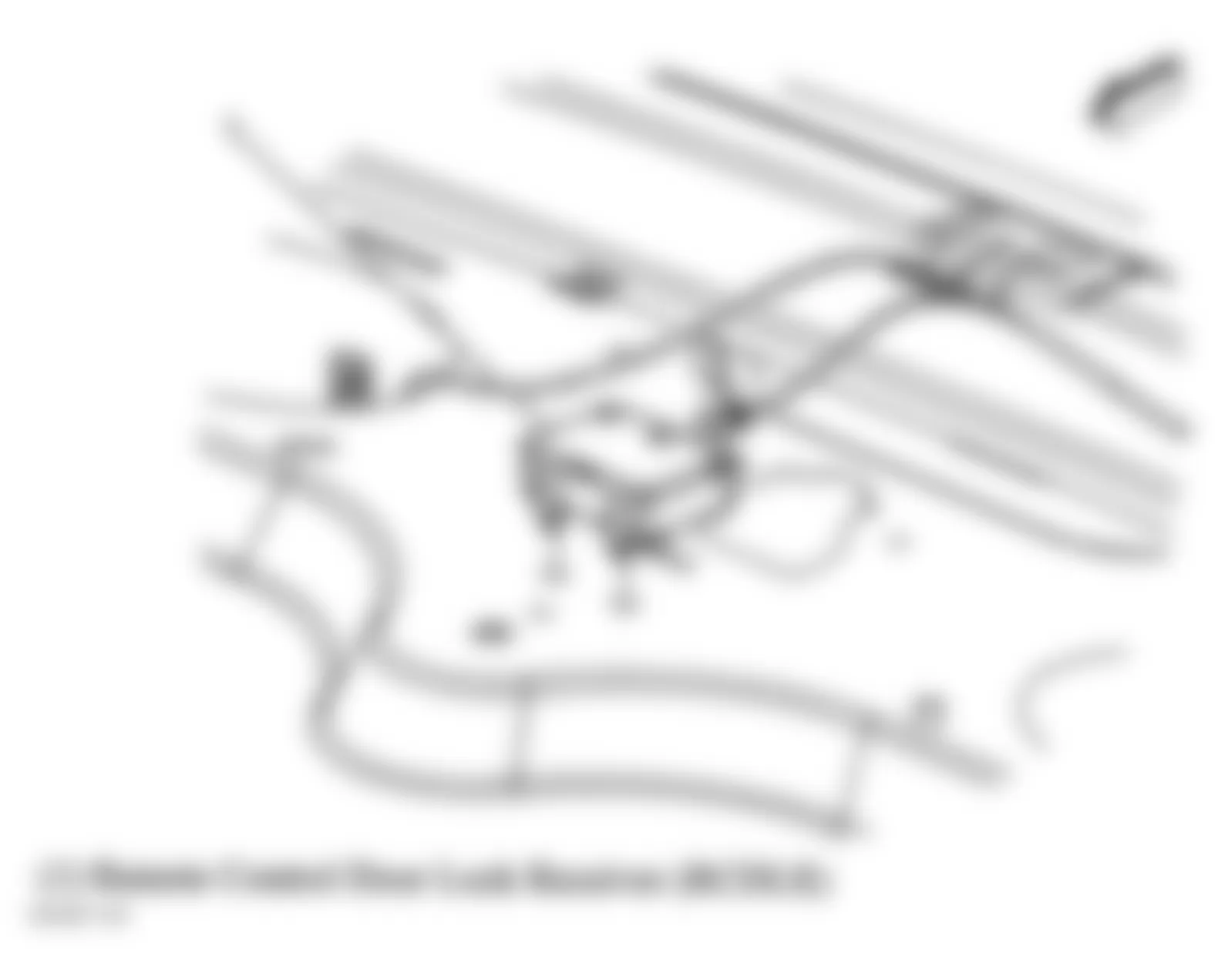 Chevrolet Malibu LS 2007 - Component Locations -  Rear Package Shelf (Sedan)