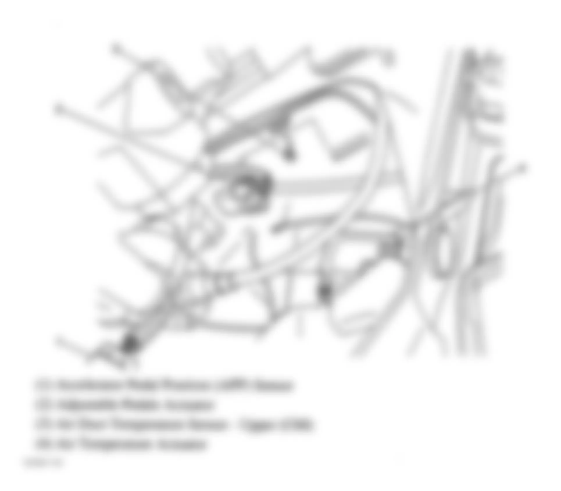 Chevrolet Malibu Maxx LS 2007 - Component Locations -  Lower Left Side Of Dash