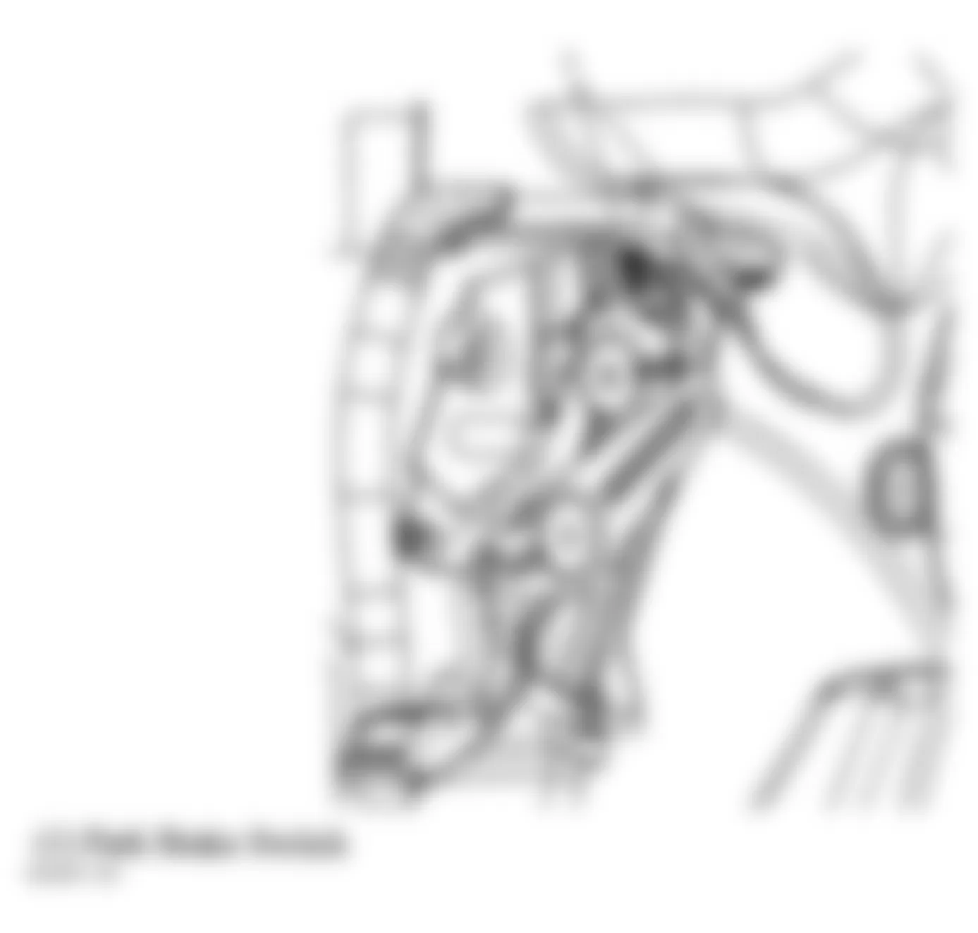 Chevrolet Malibu Maxx LS 2007 - Component Locations -  Lower Left Side Of Dash