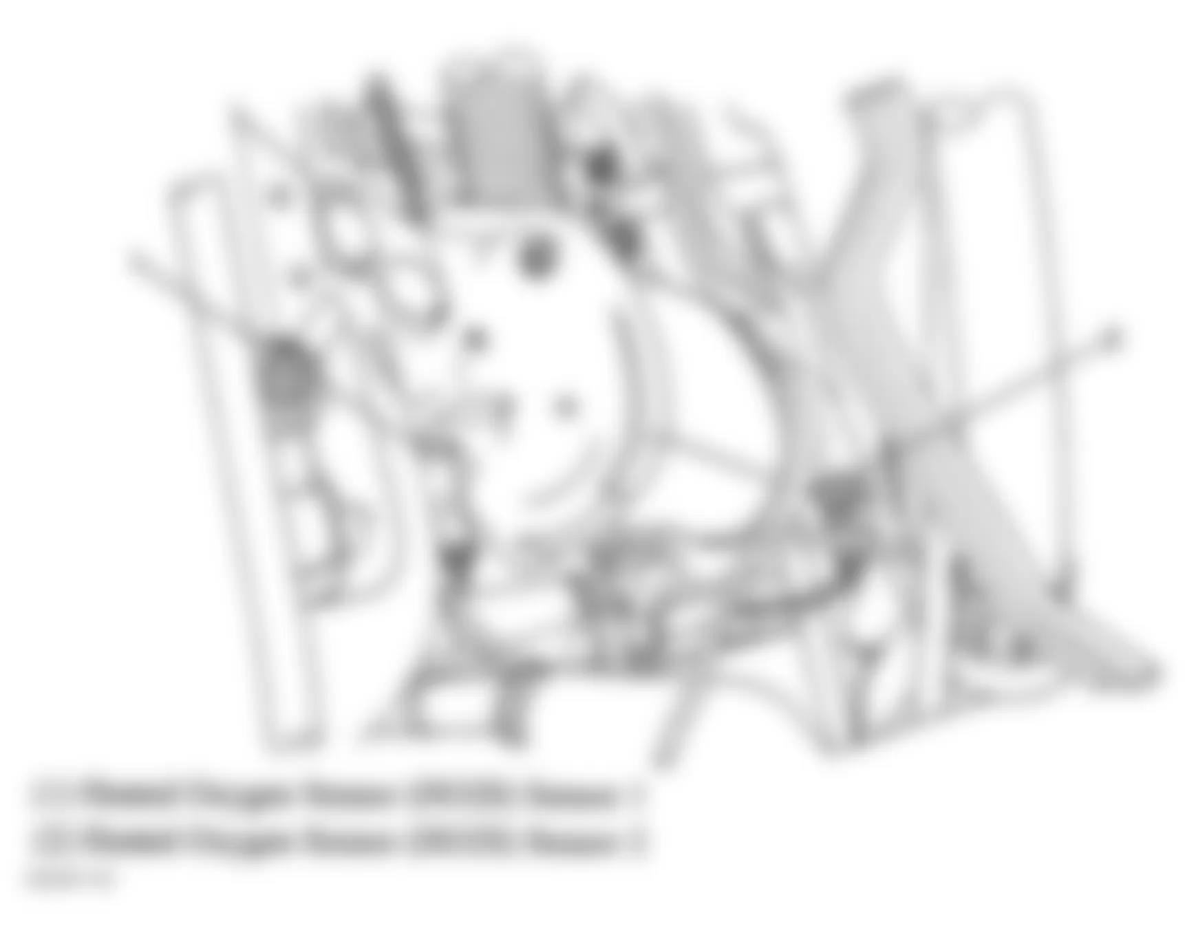 Chevrolet Malibu Maxx LS 2007 - Component Locations -  Right Side Of Engine (2.2L)