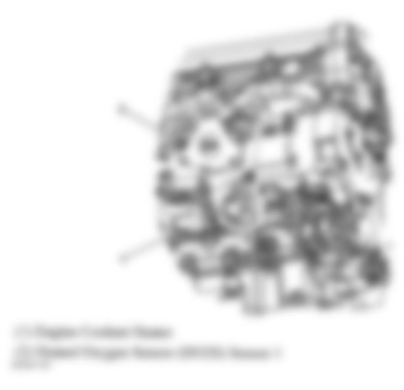 Chevrolet Malibu Maxx LS 2007 - Component Locations -  Lower Right Side Of Engine (2.2L)