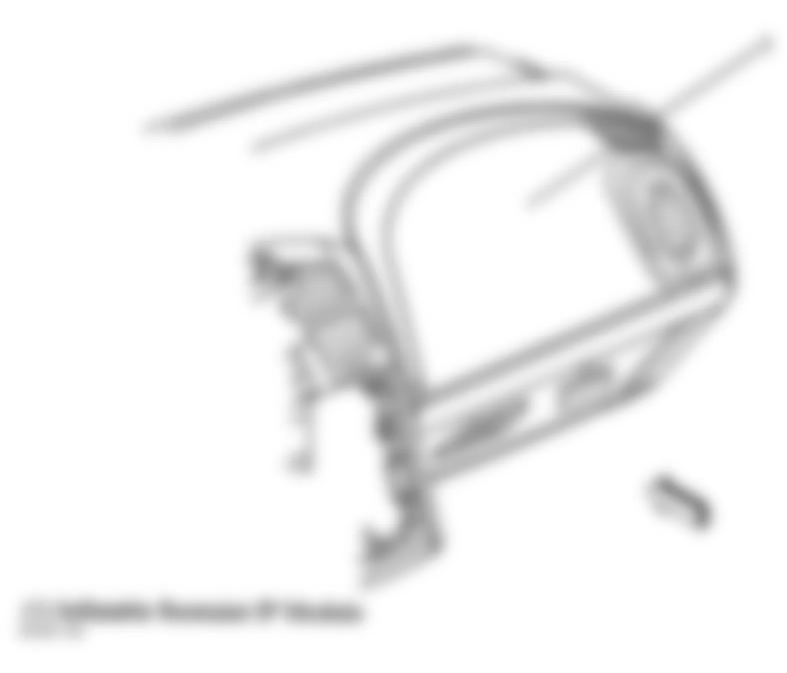 Chevrolet Malibu Maxx LS 2007 - Component Locations -  Right Side Of Dash