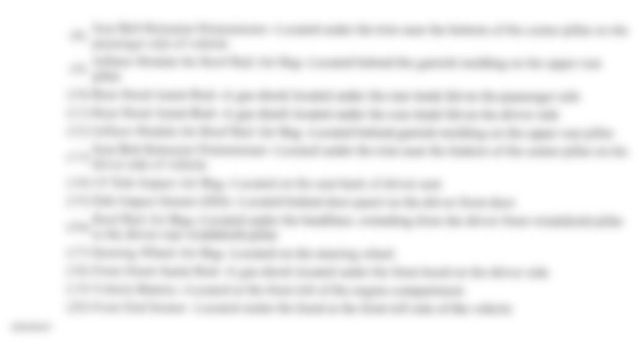 Chevrolet Malibu Maxx LS 2007 - Component Locations -  Vehicle Overview (2 Of 2)