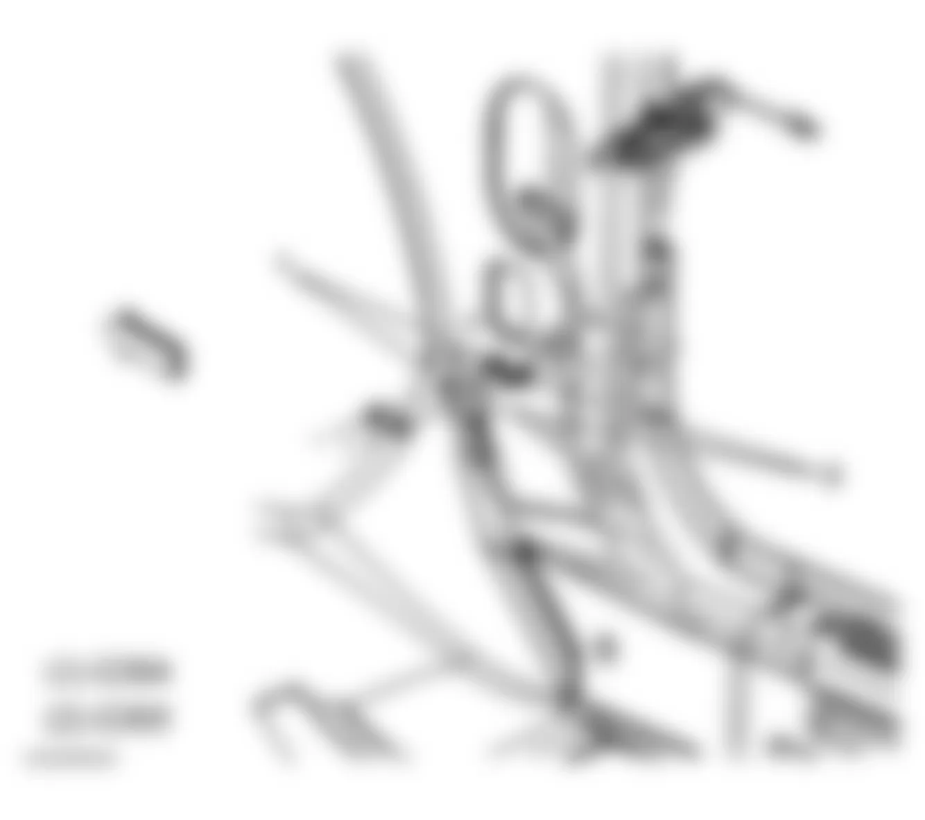 Chevrolet Malibu Maxx LS 2007 - Component Locations -  Right Kick Panel