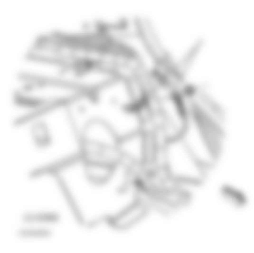 Chevrolet Malibu Maxx LS 2007 - Component Locations -  Behind Left Rear Seat