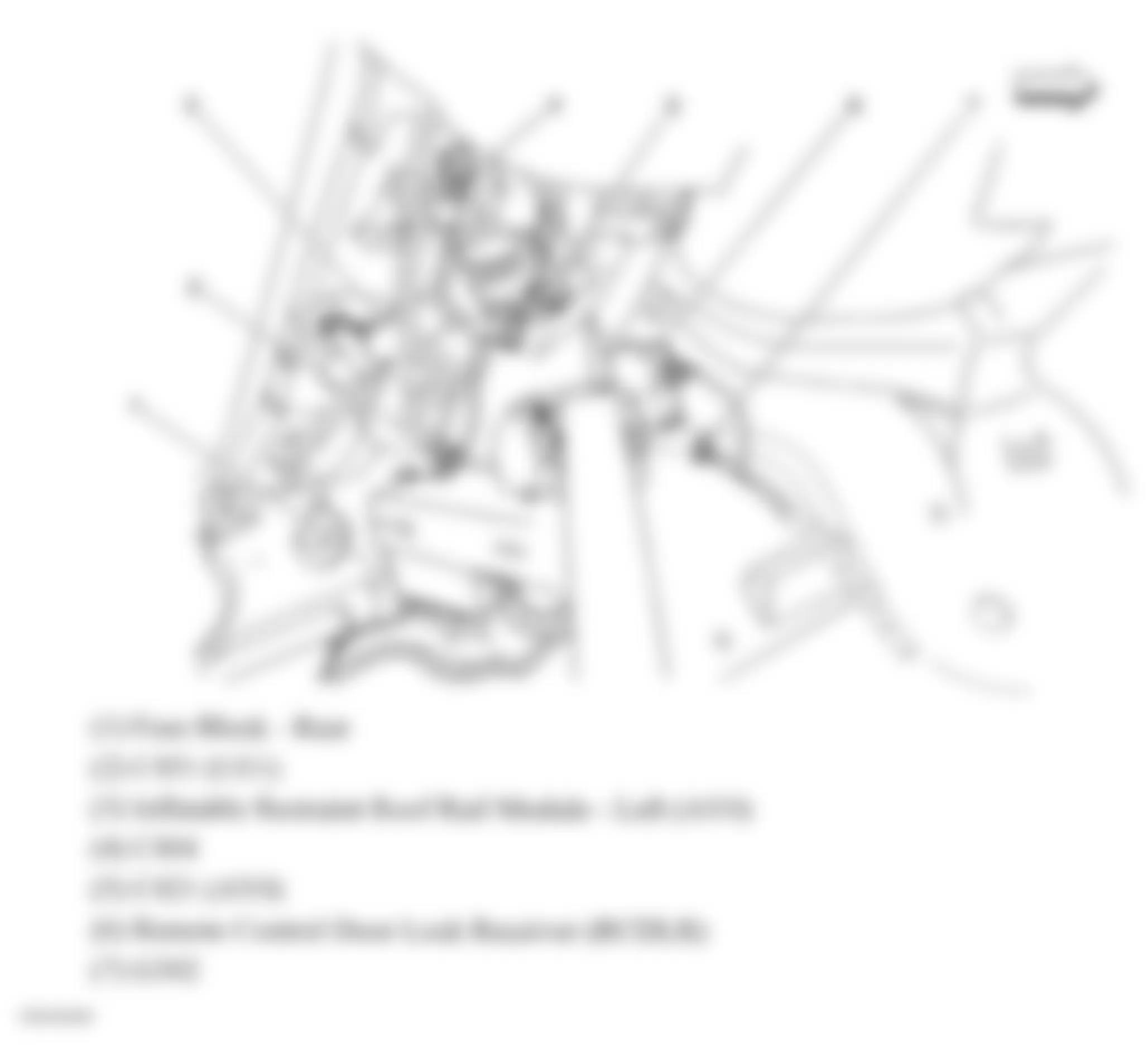 Chevrolet Malibu Maxx LTZ 2007 - Component Locations -  Left Rear Of Passenger Compartment (Extended Sedan)