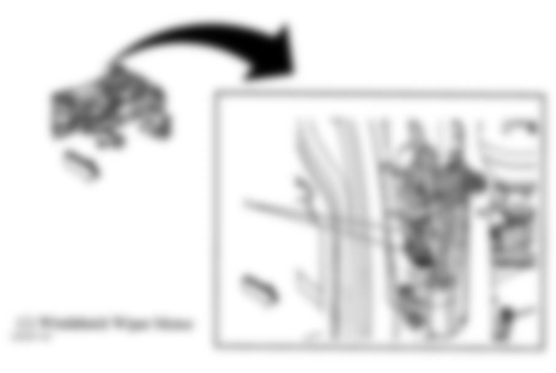 Chevrolet Malibu Maxx LTZ 2007 - Component Locations -  Left Rear Of Engine Compartment