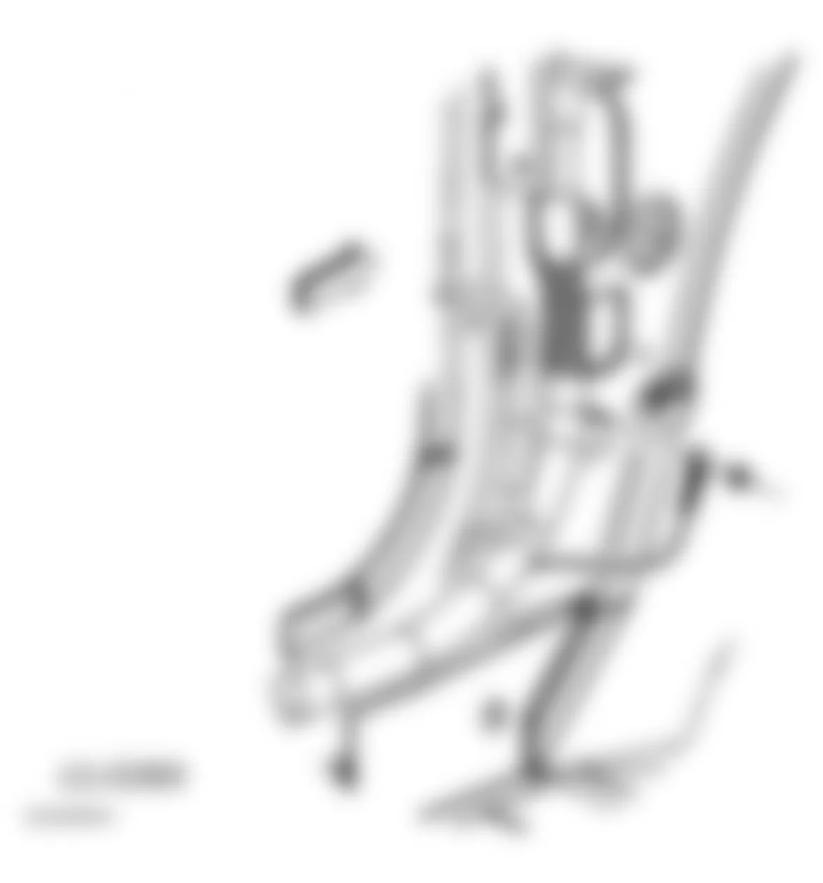 Chevrolet Malibu Maxx LTZ 2007 - Component Locations -  Left Kick Panel