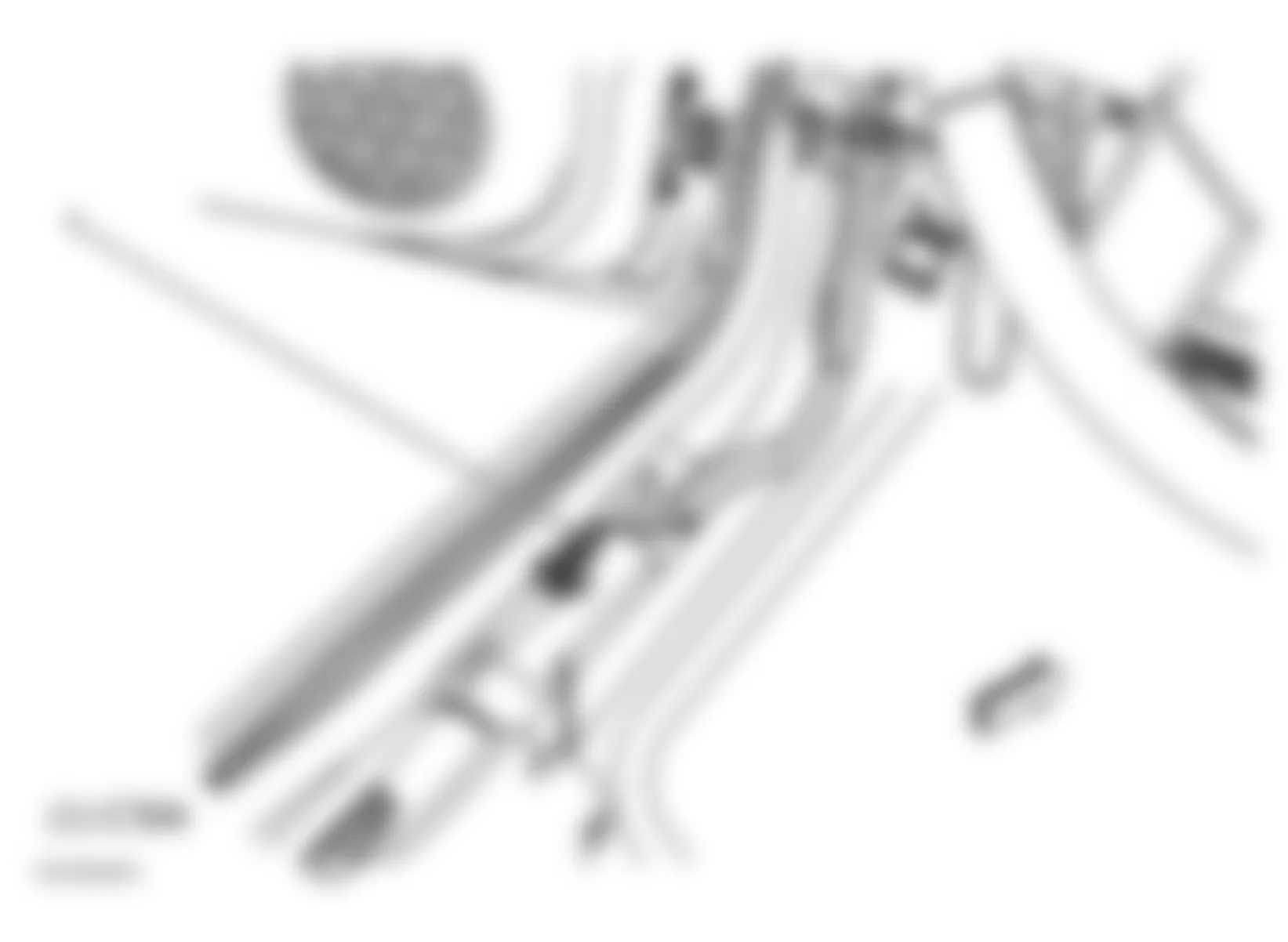 Chevrolet Malibu Maxx LTZ 2007 - Component Locations -  Left Front Sill Plate