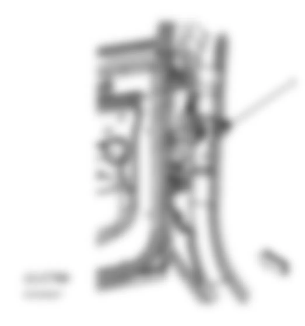 Chevrolet Malibu Maxx LTZ 2007 - Component Locations -  Left Rear Door Jamb