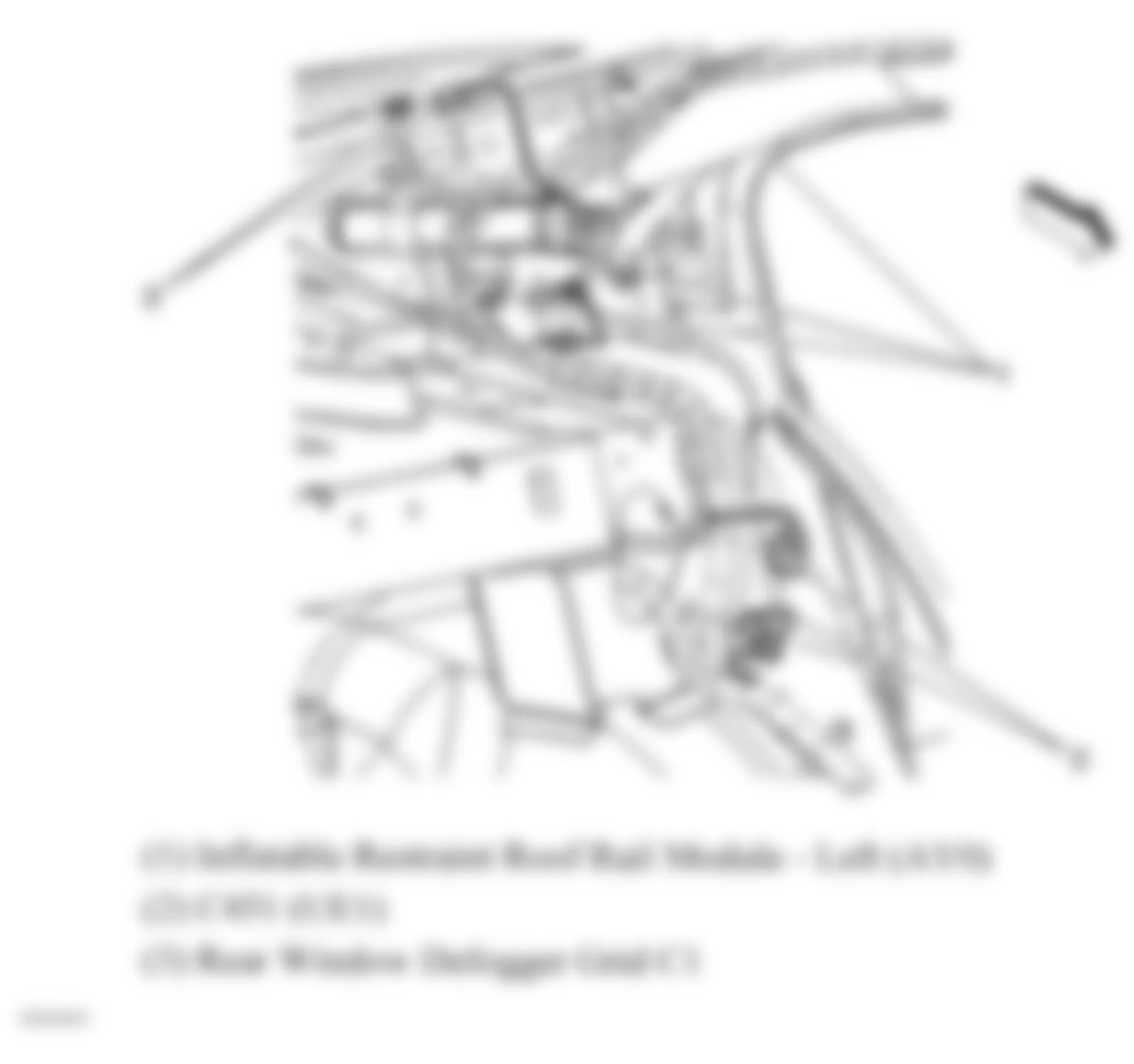 Chevrolet Malibu SS 2007 - Component Locations -  Left Rear Of Passenger Compartment (Sedan)